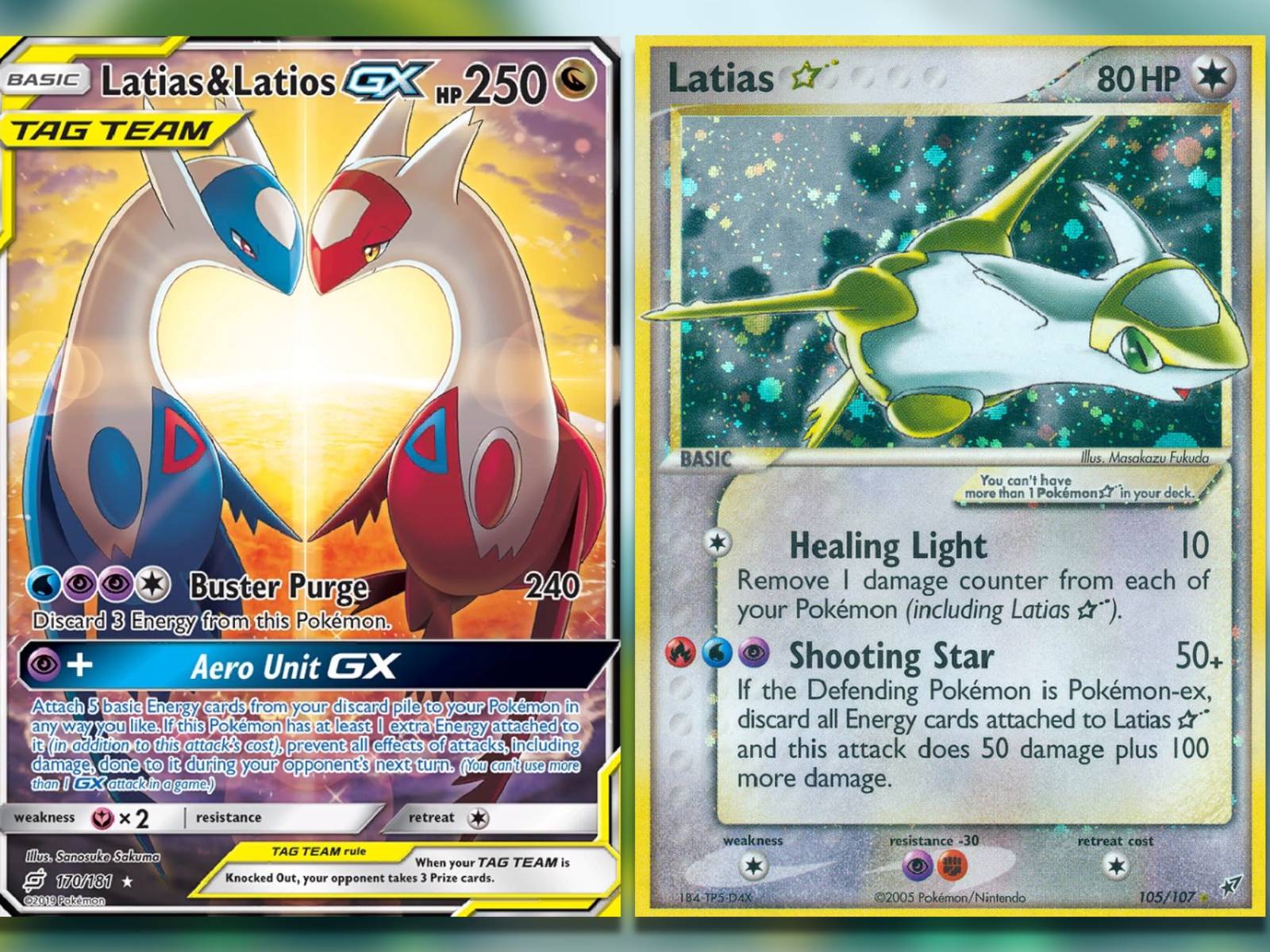 latias and latios pokemon card & 067/162 - Temporal Forces TAG TEAM A #PSA10 Latios & Latias