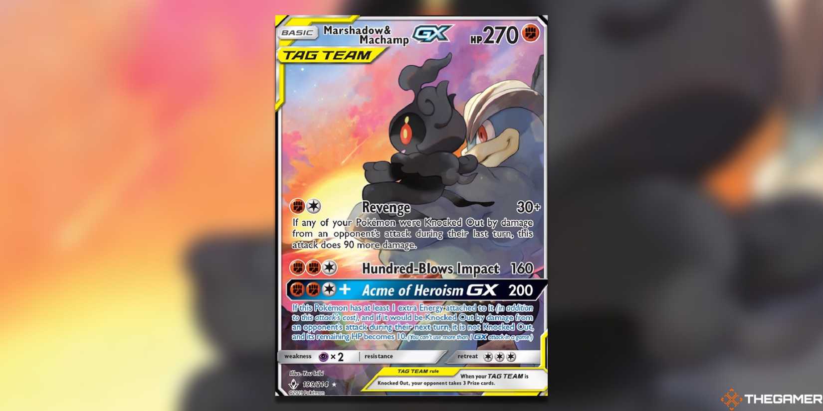 machamp gx pokemon card price Marshadow & Machamp GX -Single Card main image 1