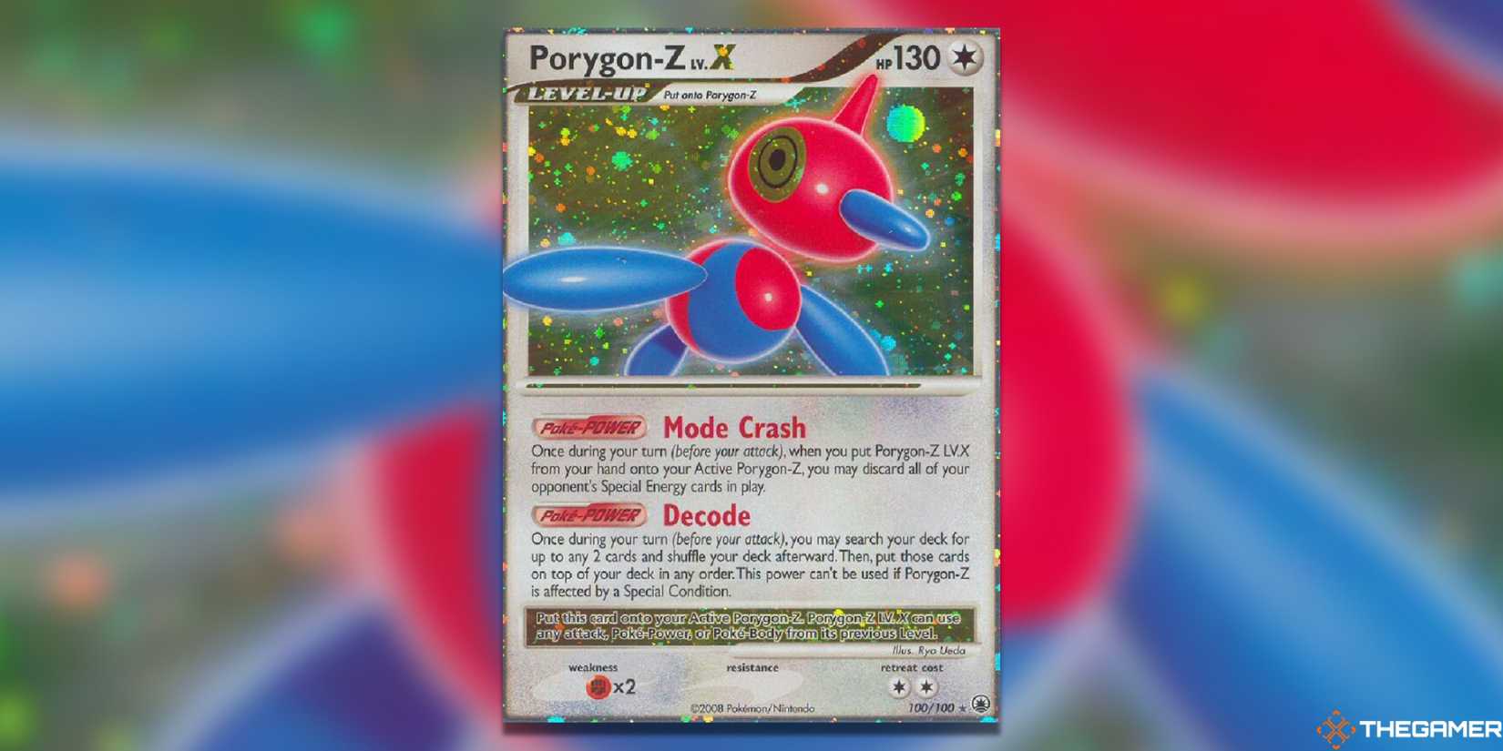 rare porygon card Pokemon Card ARS10 Porygon Lv.33 No.233 Old Back Holo Rare Japanese PS main image 0