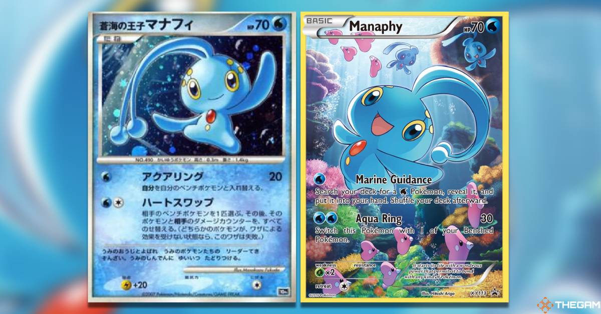 pokemon card manaphy The night terrors won, manaphy collection complete : r/PokemonTCG