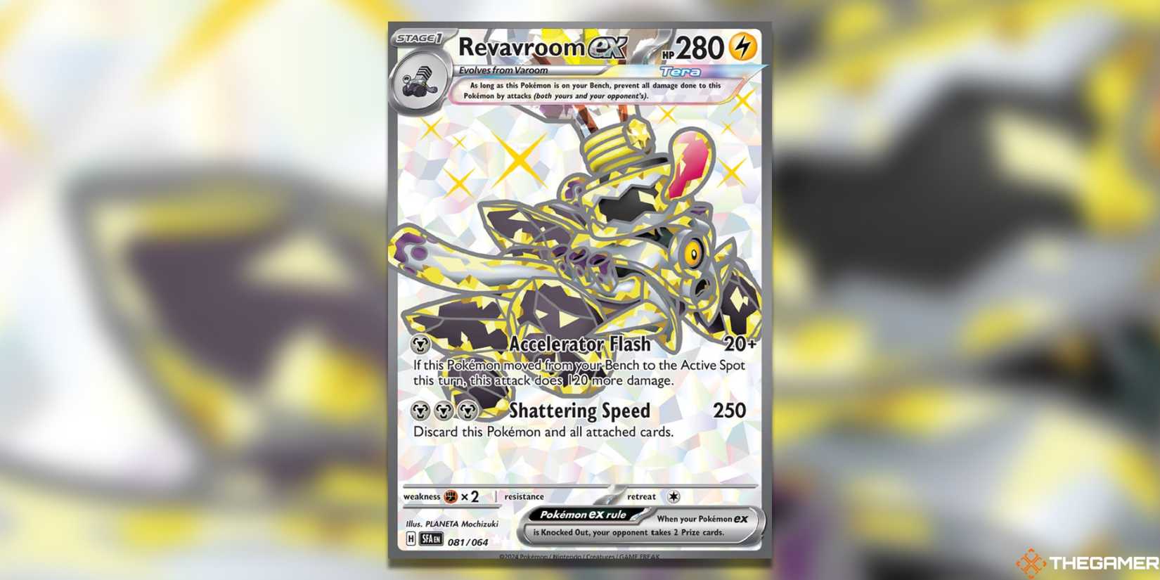 revavroom pokemon card Revavroom Master Ball Reverse Holo 115/187 SV8a Terastal Fest ex Japanese Pokemon  Card Japanese Pokemon Card [USED] – SelectAnime main image 0