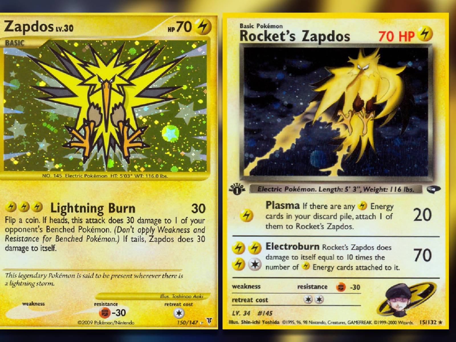 The Most Expensive Zapdos Pokemon TCG Cards
