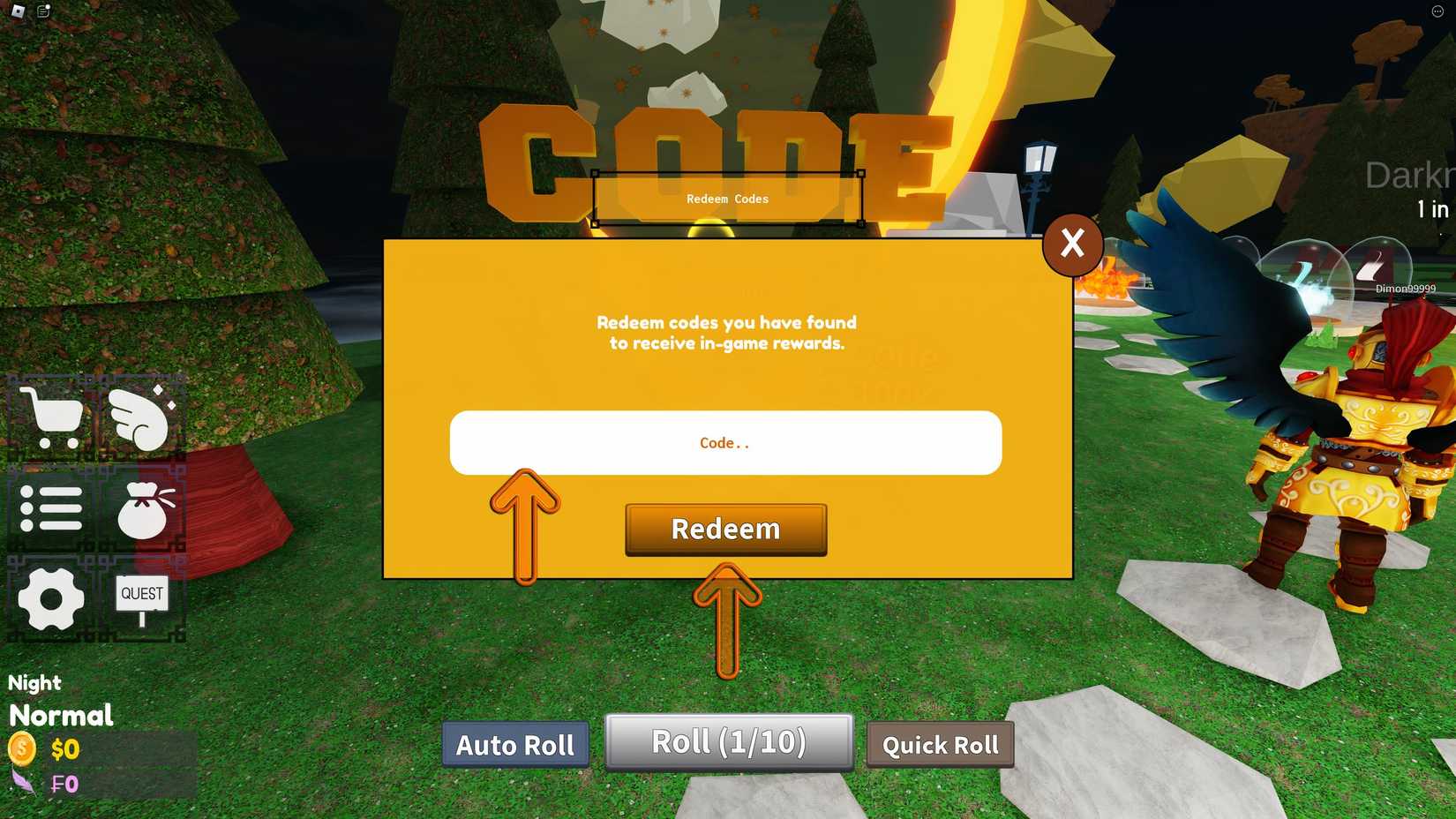 Wing Staff Code Wing RNG Codes - Roblox