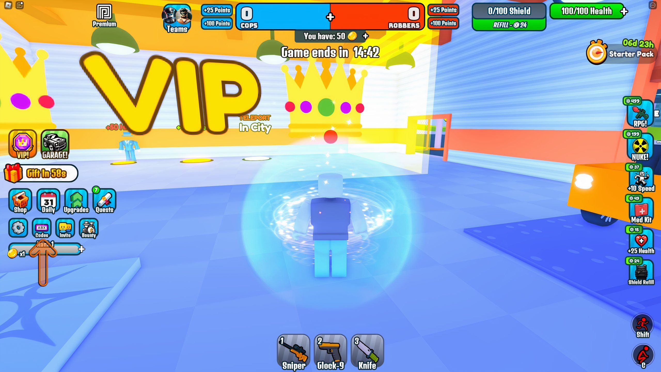 Cops VS Robbers Codes - Roblox