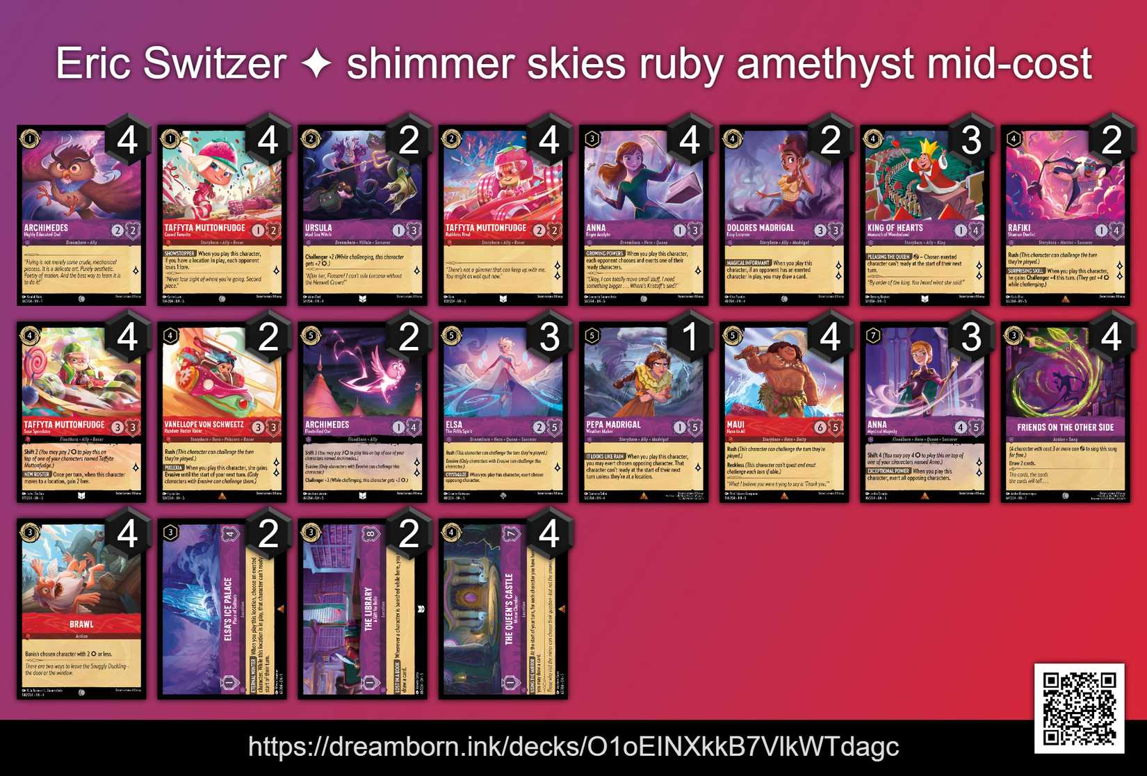 Upgrading The Amethyst/Ruby Starter Deck From Shimmering Skies In Disney Lorcana Upgrading The Amethyst/Ruby Starter Deck From Shimmering Skies In Disney Lorcana