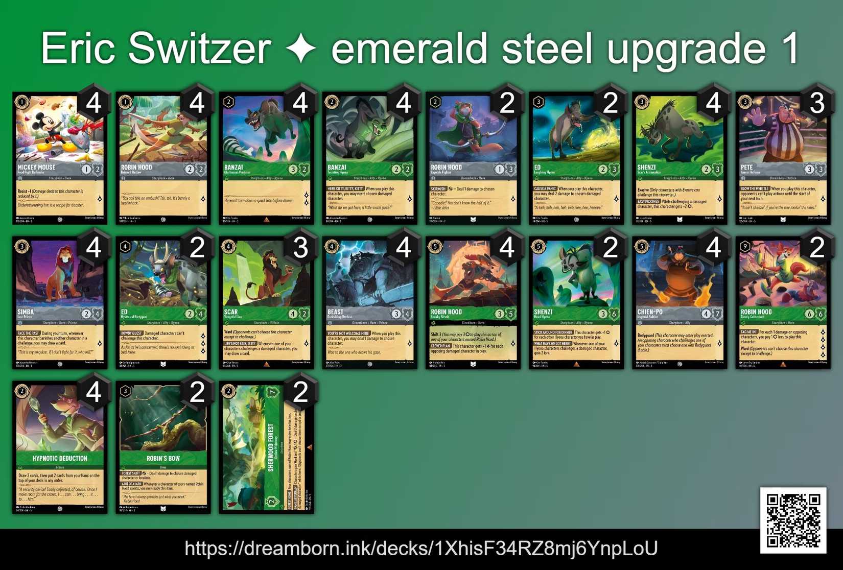 lorcana emerald steel starter deck Upgrading The Shimmering Skies Emerald/Steel Starter Deck In Disney Lorcana