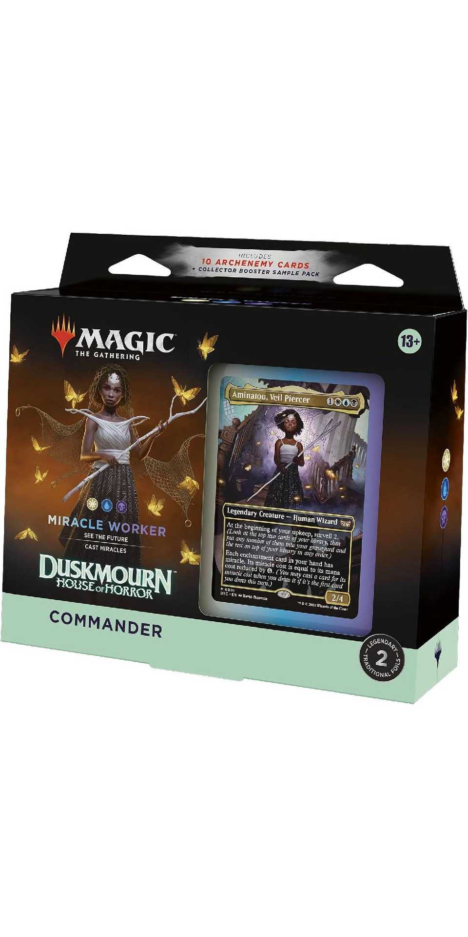 mtg duskmourn collector booster card list Maddening Hex (Borderless) [Duskmourn: House of Horror Special Guests] main image 1