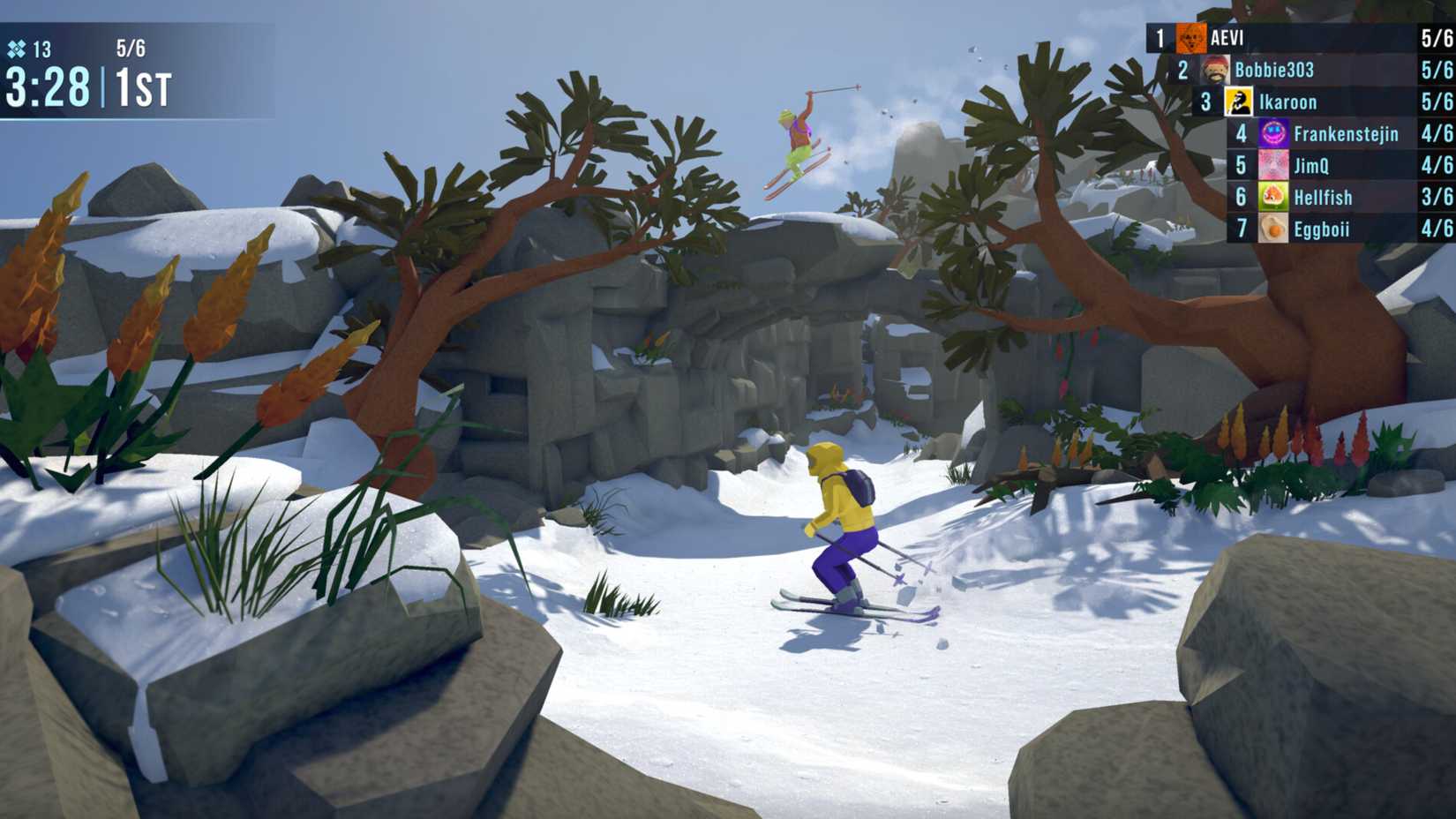 Lonely Mountains_ Snow Rider in-game screenshot 4