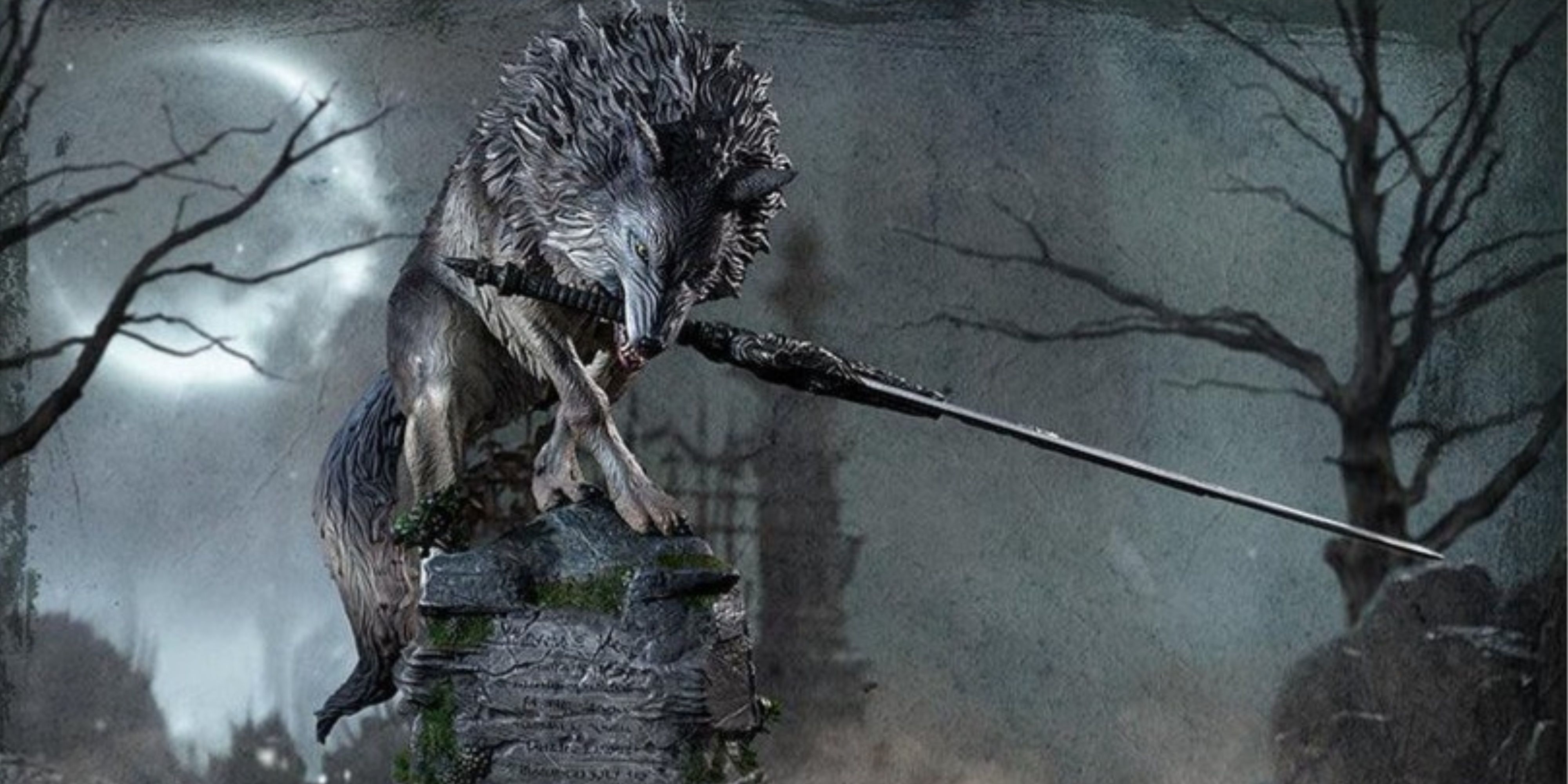Dark Souls' Great Grey Wolf Sif Has Been Turned Into A 25-Inch Statue