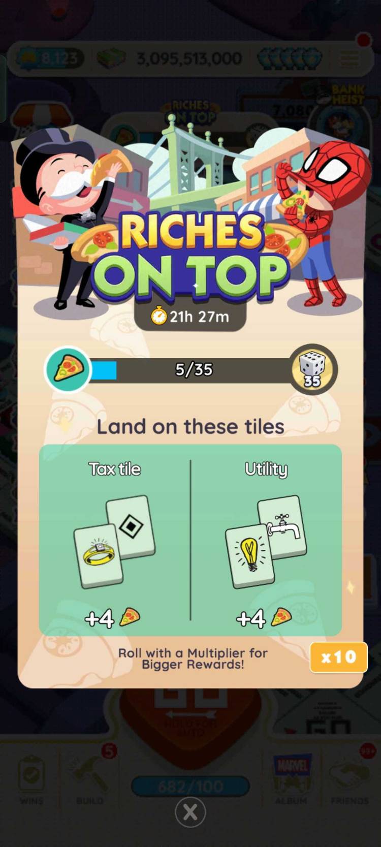 All Rewards In Riches On Top In Monopoly Go (October 18-20)