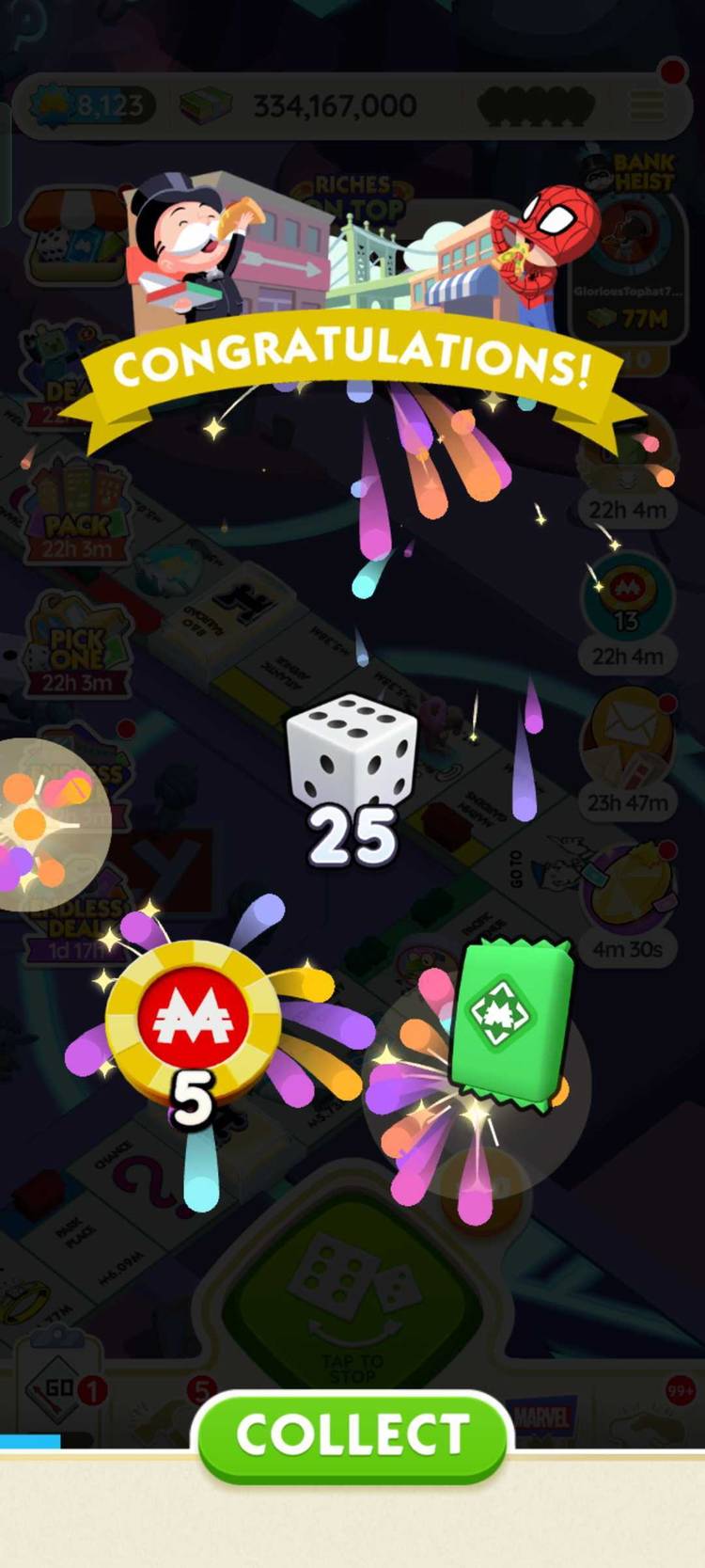 All Rewards In Riches On Top In Monopoly Go (October 18-20)