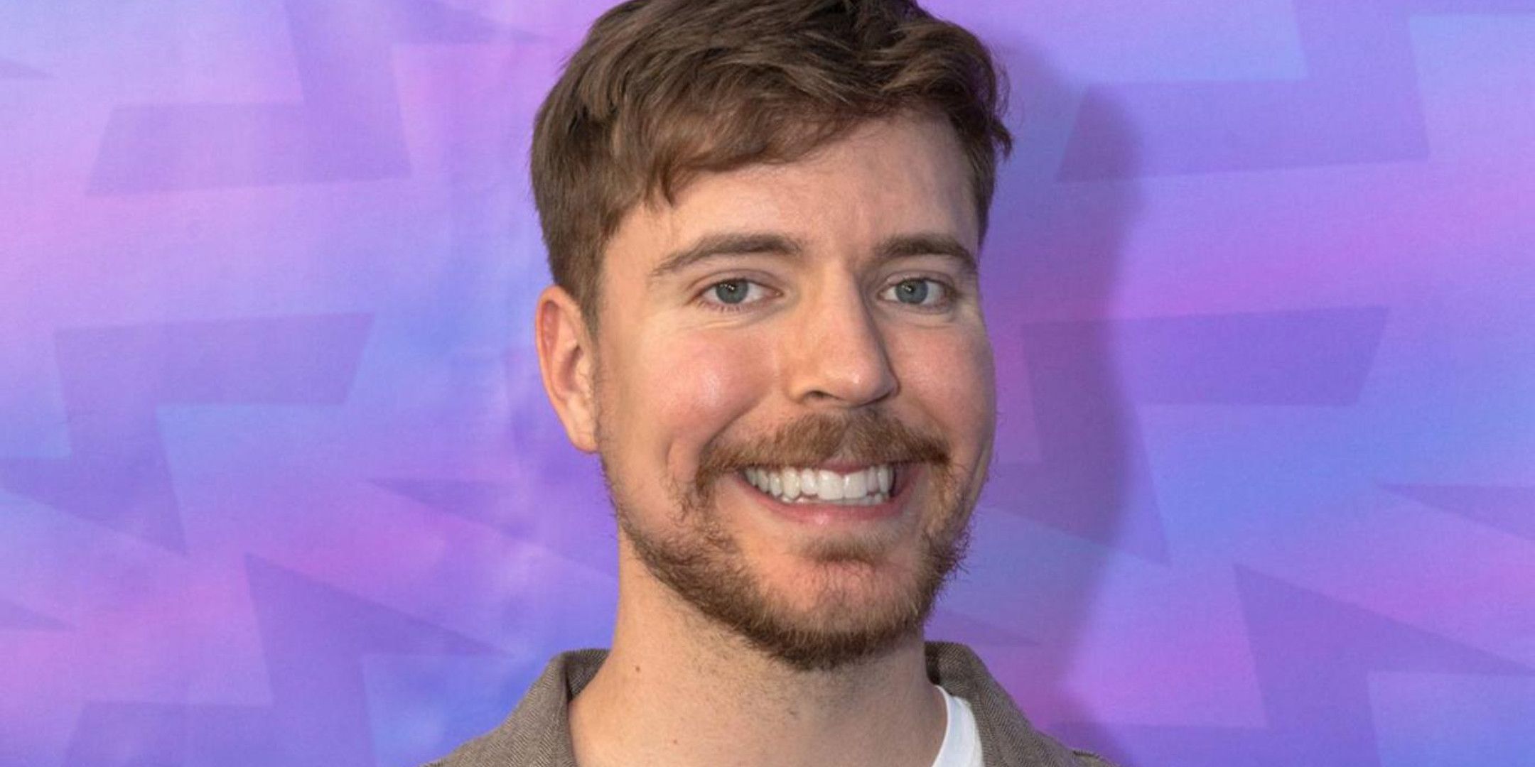mrbeast on a purple background