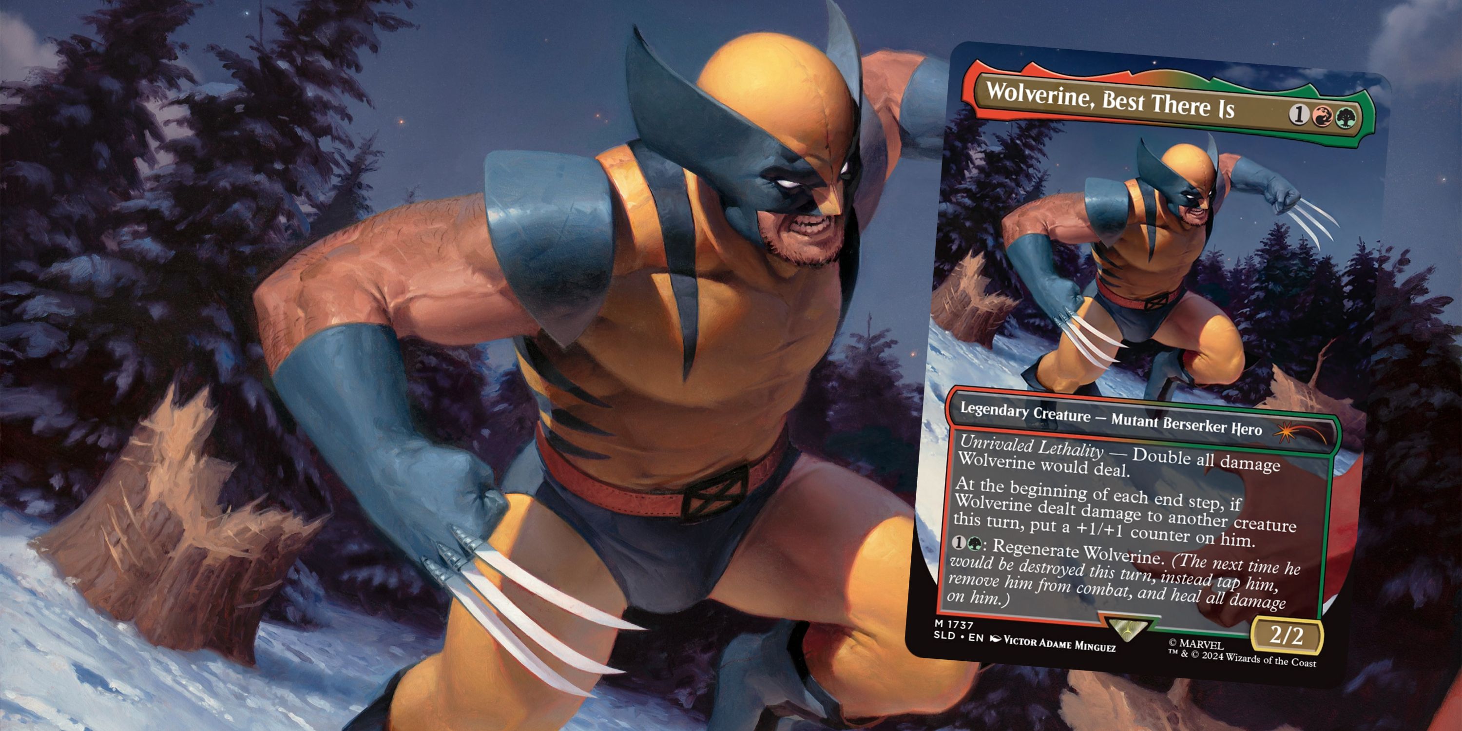 マジック：ザ・ギャザリング Wolverine, Best There Is Commander deck Wolverine, Best There Is (Marvel) (Secret Lair) (Borderless