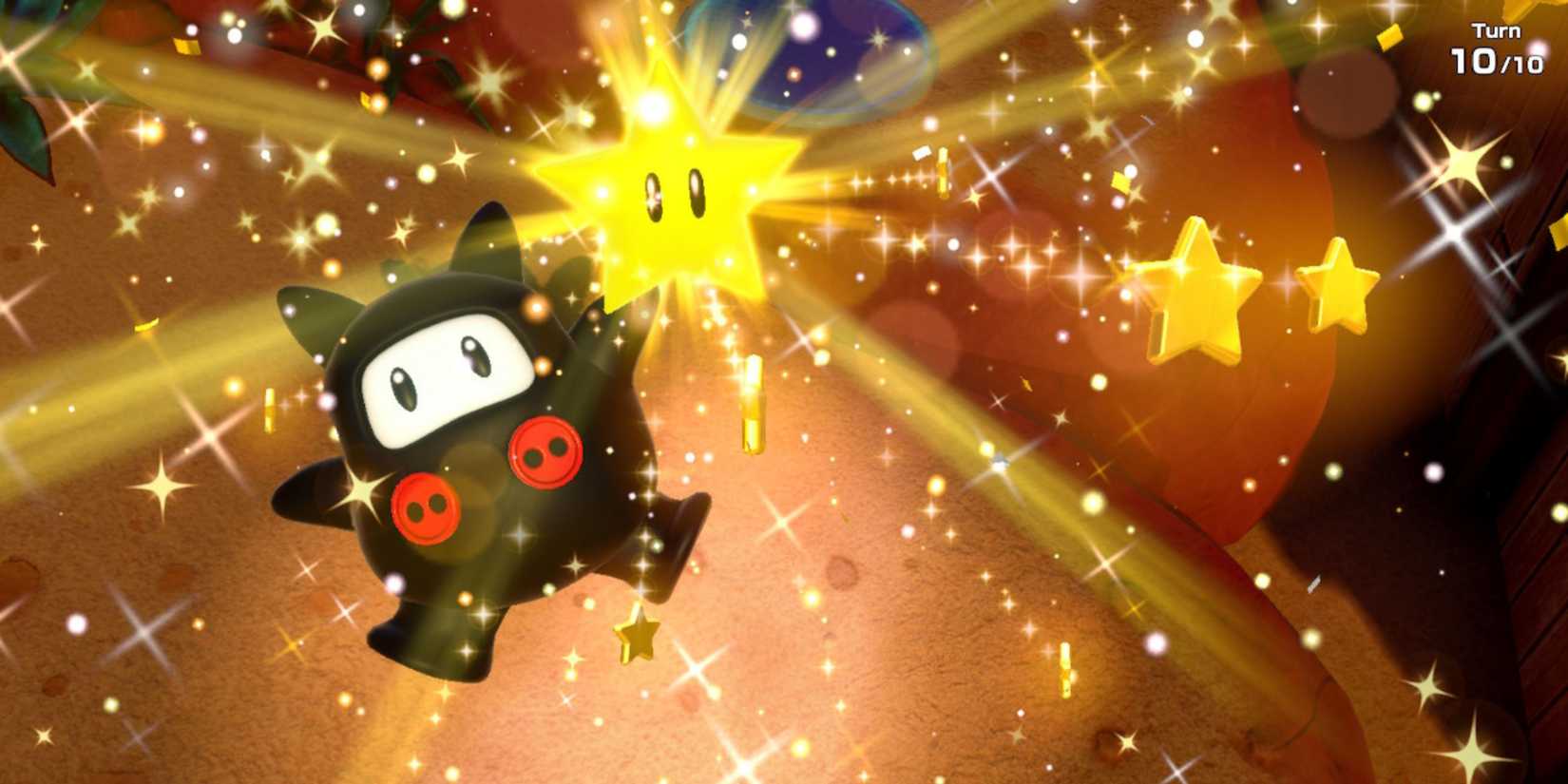 Ninji with a star in Super Mario Party Jamboree.