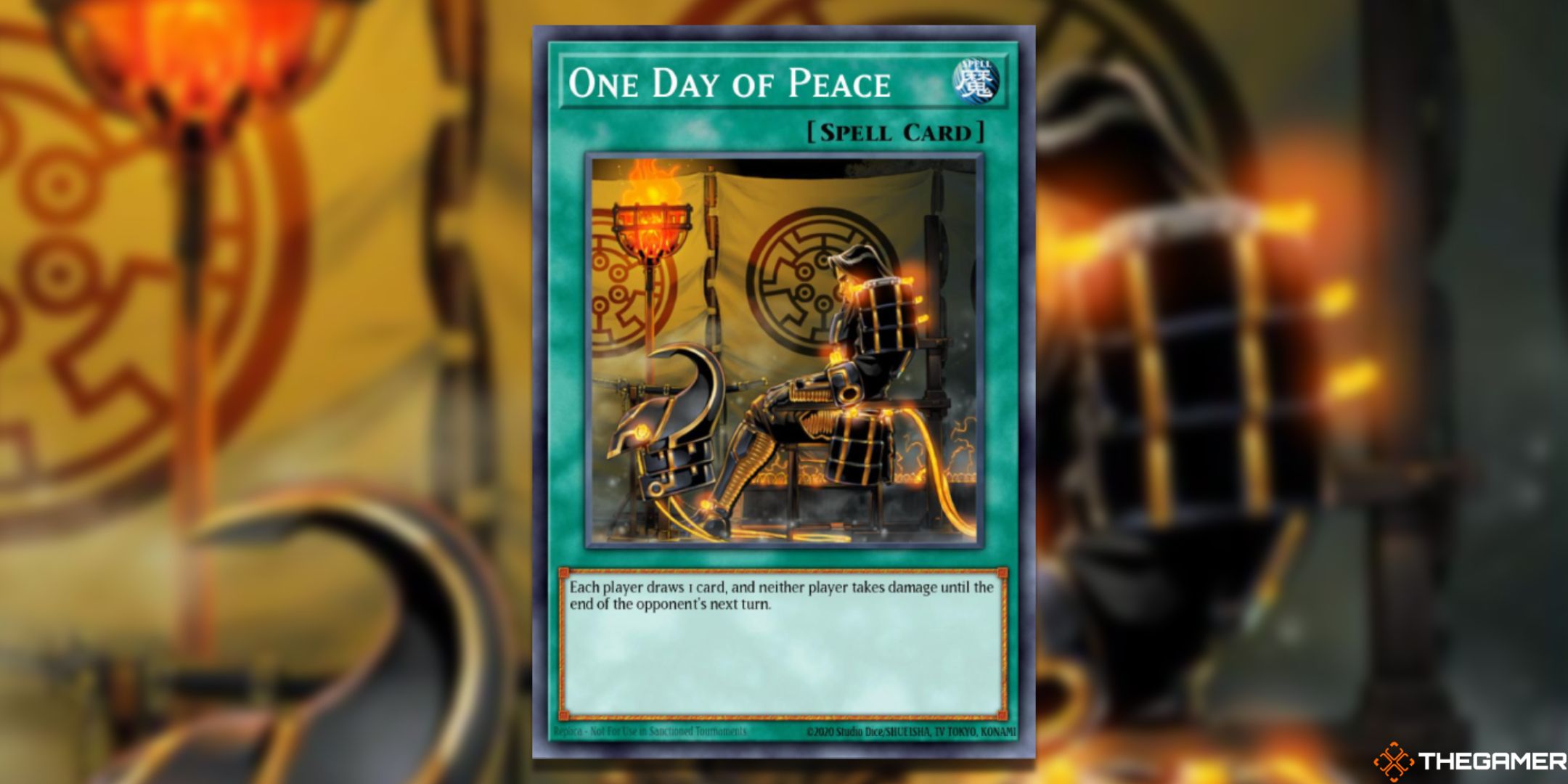 one day of peace yugioh card - OP04-EN012 - Super Rare - Unlimited Edition Oh is a strategic trading card game in which two playersDuel each other using a variety of Monster Spell and Trap Cardsto defeat their... One Day of Peace -