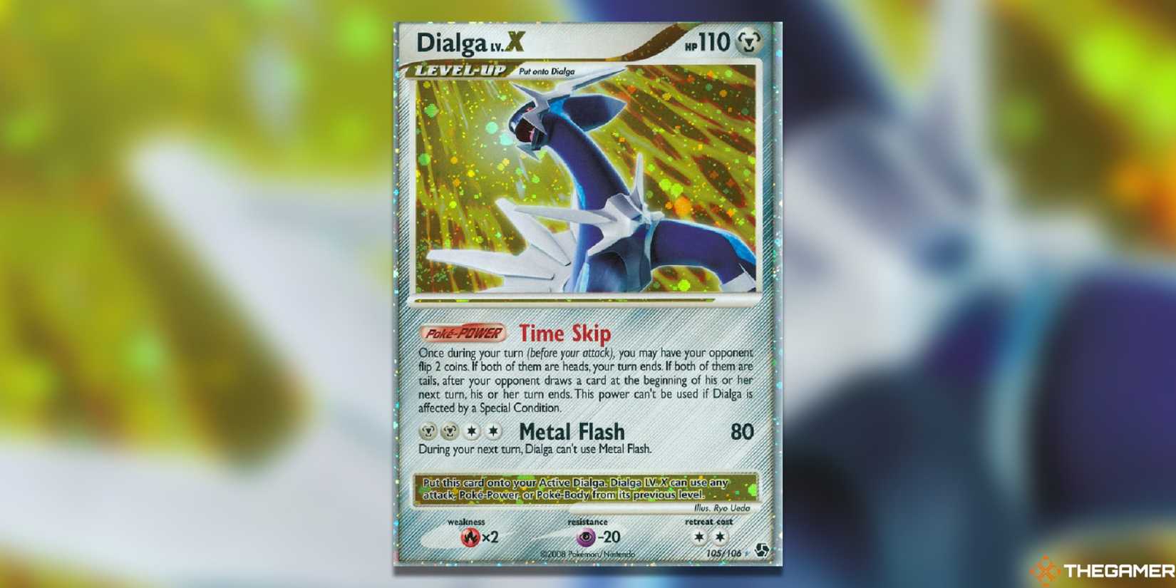 rare american express cards Dialga G - 7/127 Reverse Holo Rare