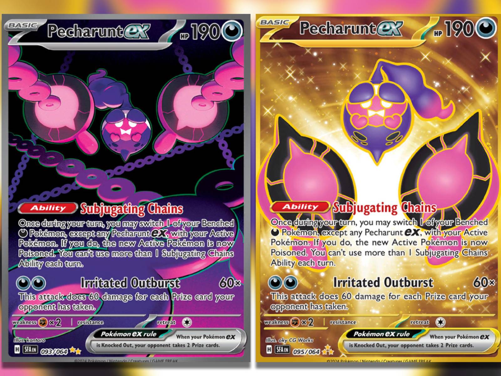 pecharunt pokemon tcg card – ex 085/064 ex has been Knocked Out Pokemon TCG Pecharunt MEP 129
