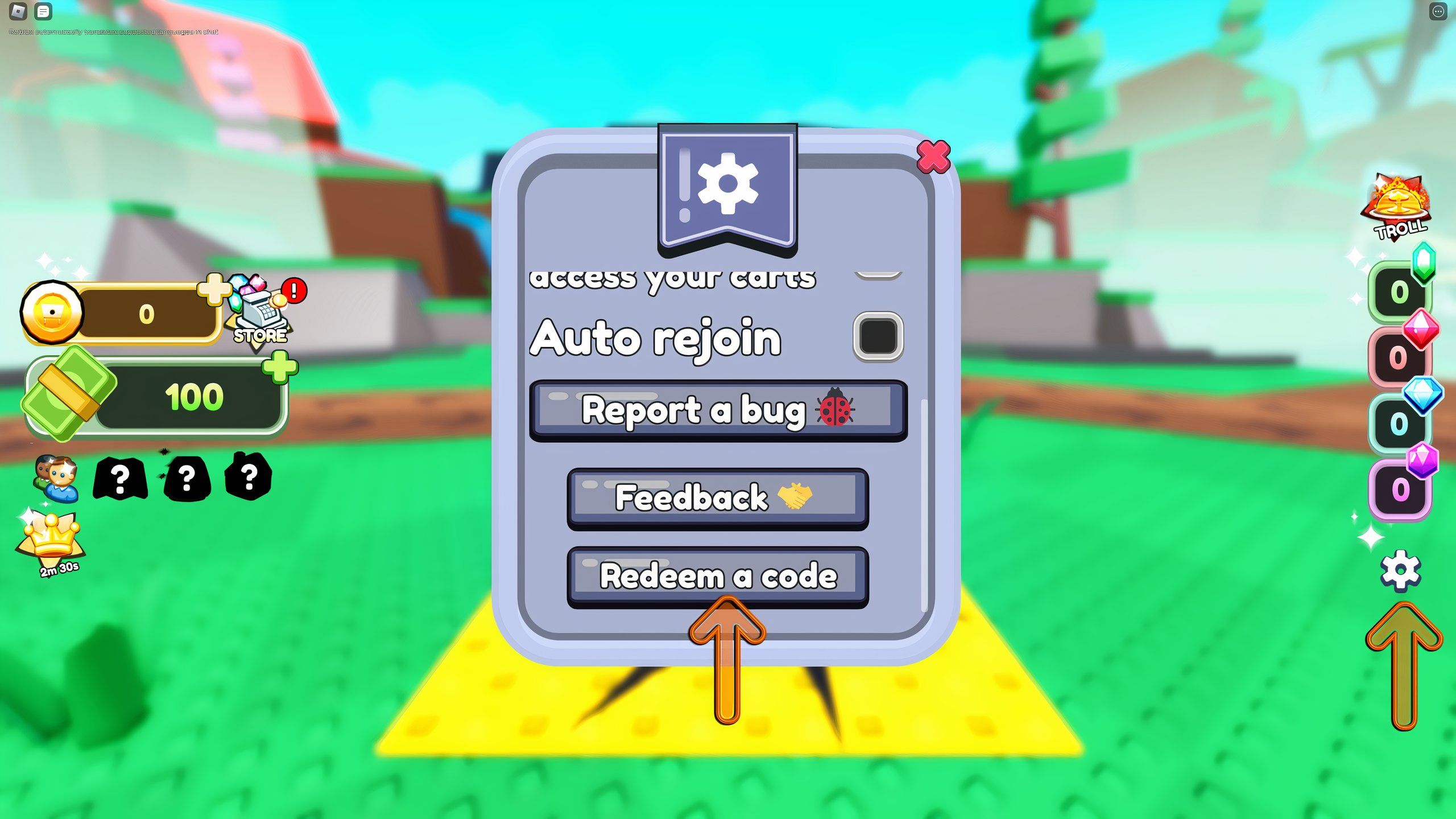 2 Player Cart Ride Tycoon Codes - Roblox