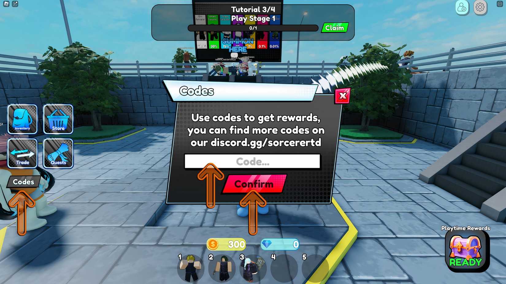 How Do I Redeem Sorcerer Tower Defense Codes? Image via Roblox.com