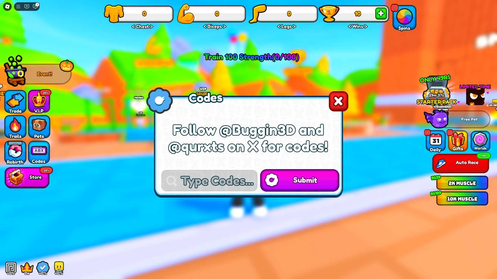 Gym Rope Race Codes - Roblox