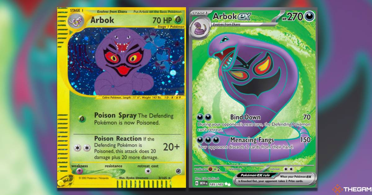 1995 arbok pokemon card value - ex 185/165 - Pokemon 151 -Full Art - Ultra Rare Evolves from Ekans Types Dark Arbok 2/82 Team Rocket
