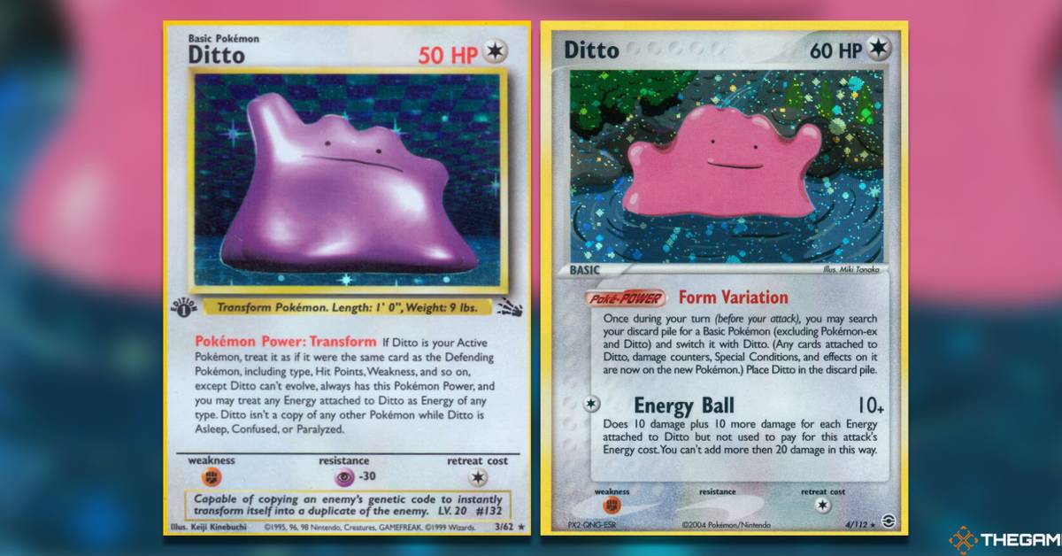 The Most Valuable Ditto Pokemon TCG Cards The Most Valuable Ditto Pokemon TCG Cards