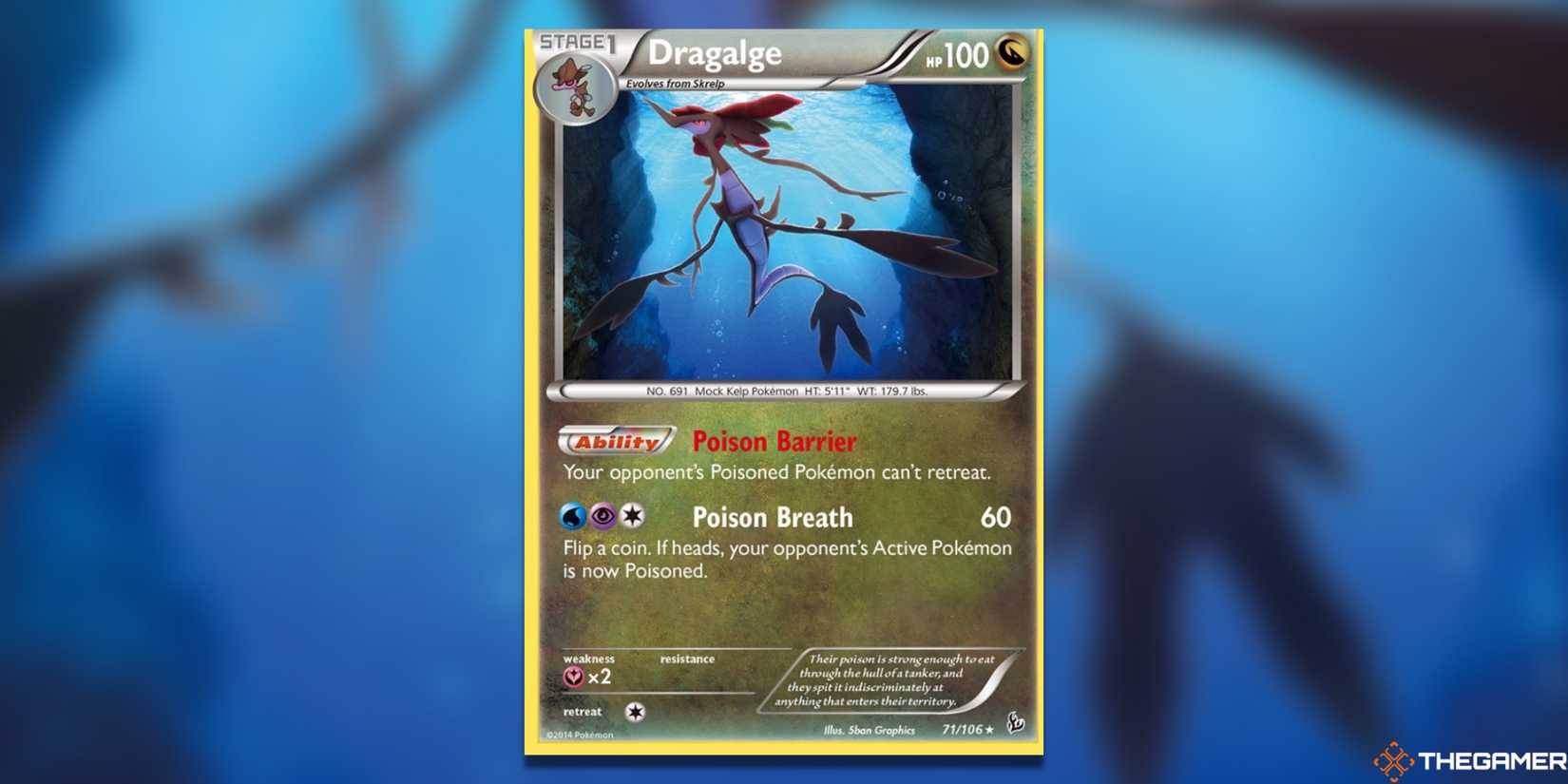dragalge pokemon card Pokemon Card Mega Dragalge ex SR 102/083 M4 Ninja Spinner Japanese main image 0
