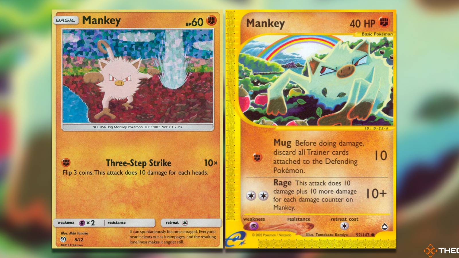 first edition mankey pokemon card Mankey (56/76) [Topps Series 1