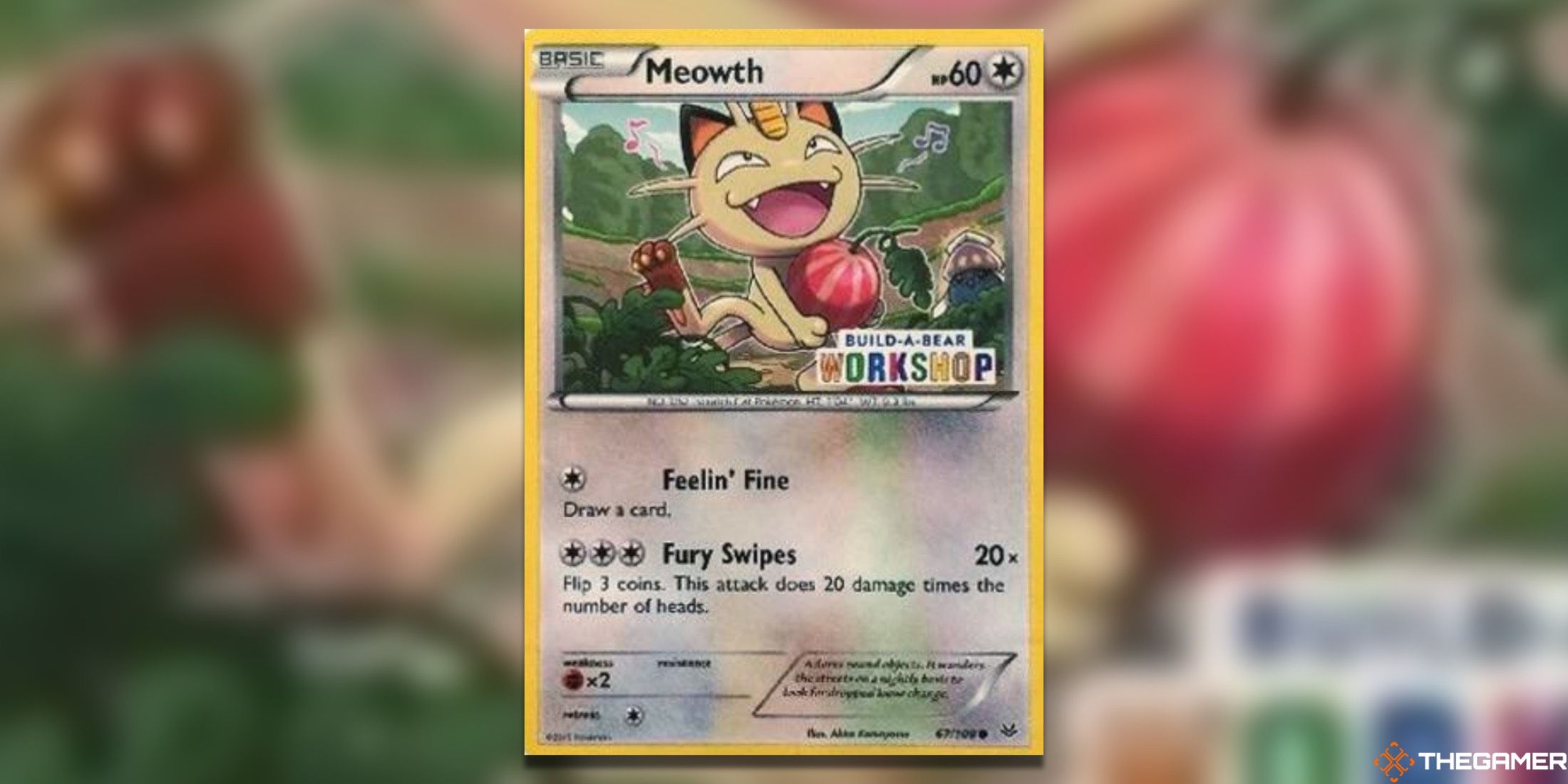 ニヤース　カードMeowth ポケモンカード BUILD-A-BEAR ニヤース カードMeowth ポケモンカード BUILD-A-BEAR - メルカリ