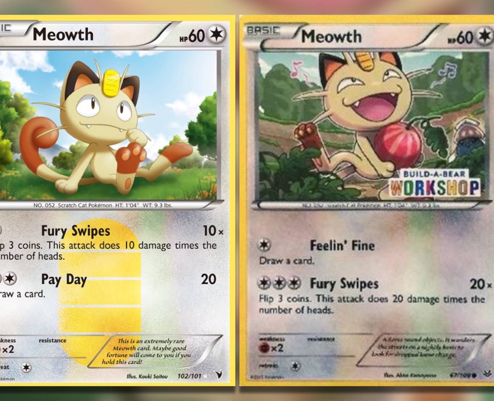 The Most Valuable Meowth Pokemon TCG Cards