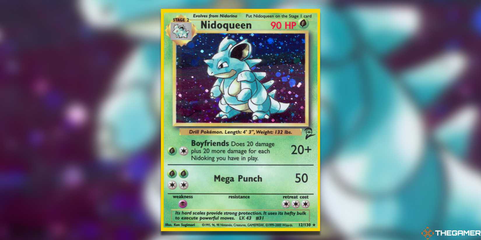 Nidoqueen 7/64 Jungle Set Holo Pokmon Card (EXC/Near Mint Condition) Holo Nidoqueen Nidoqueen 7/64 Jungle Set Holo Pokmon Card (EXC/Near Mint Condition) Holo Nidoqueen