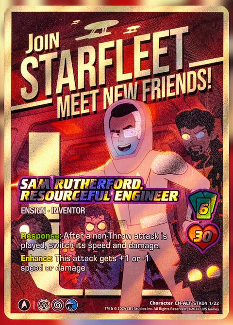 UniVersus: Star Trek Lower Decks Challenger Series Decks – Set Of 4, Factory Sealed, English, 2024