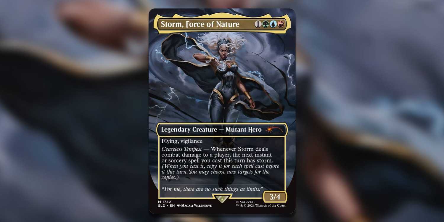 mtg marvel storm card Magic the Gathering Secret Lair x Marvel's those creatures gain flying until end of turn. storm mtg cards marvel The