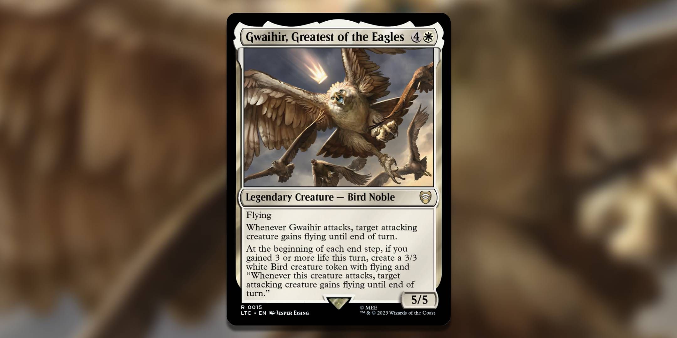 mtg commander bird deck MTG Commander Deck EDH Deck Kastral, the Windcrested 100 Magic Cards Custom  Deck Bloomburrow Birds Bird Deck main image 0