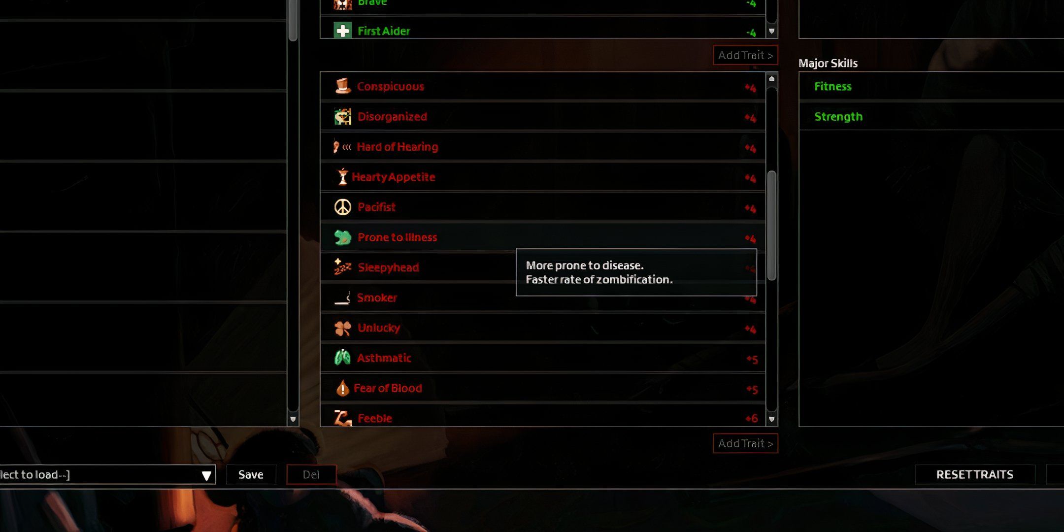 The 8 Best Negative Traits In Project Zomboid