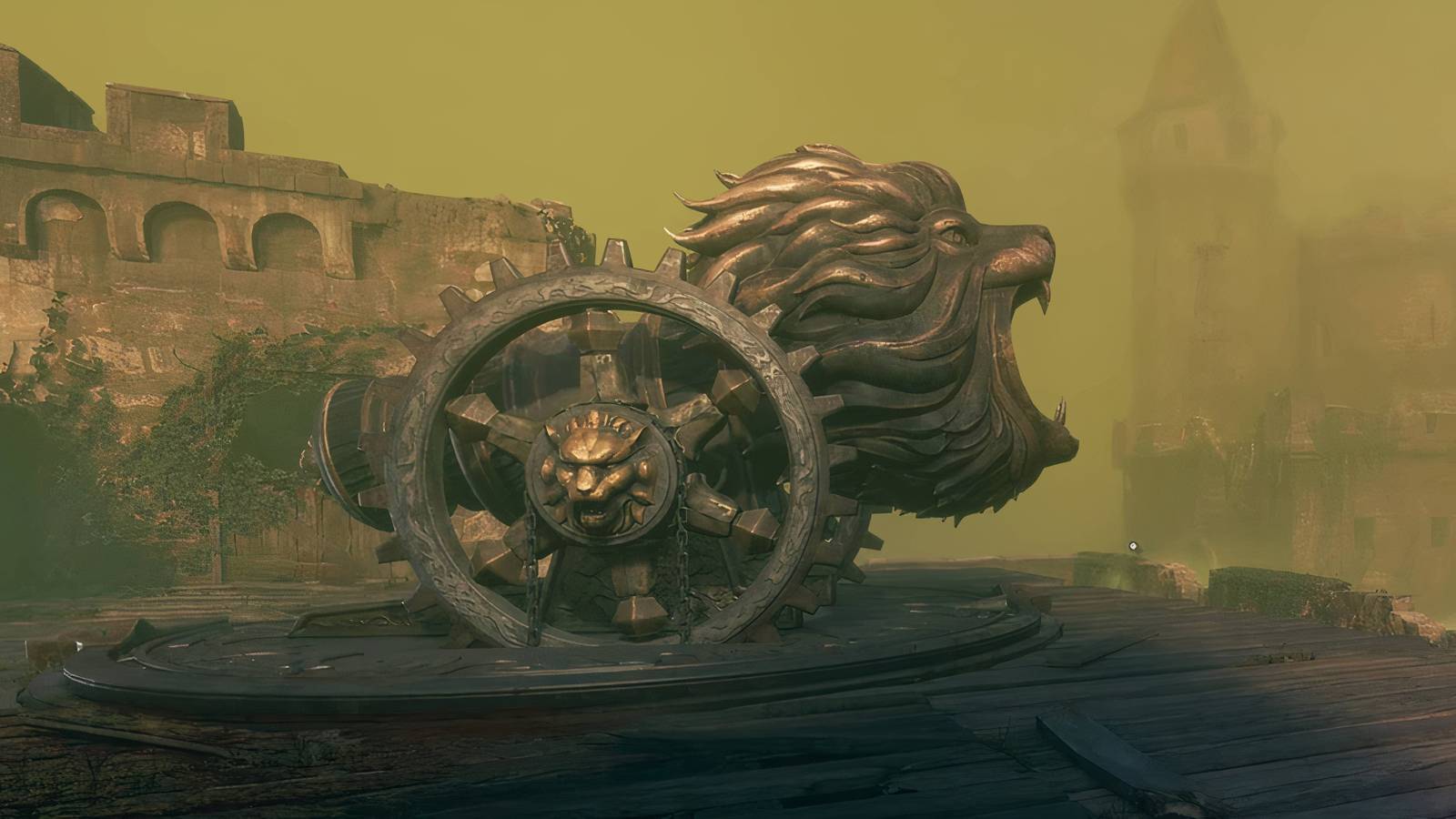 A picture of the lion cannon in Citadelle des Morts - bo6