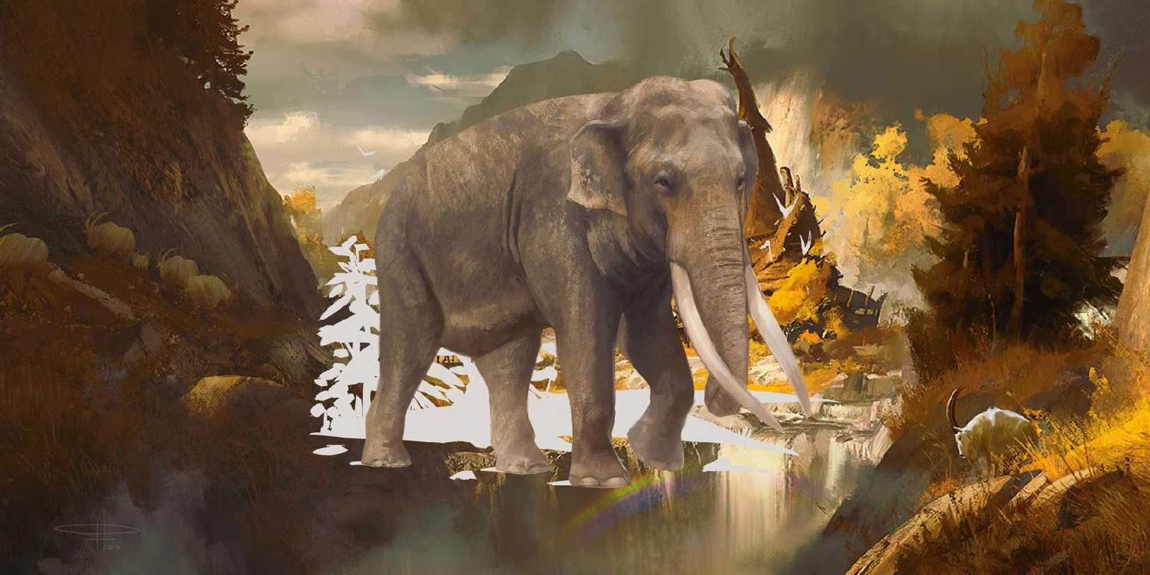 Dungeons & Dragons (DND) image showing an elephant.