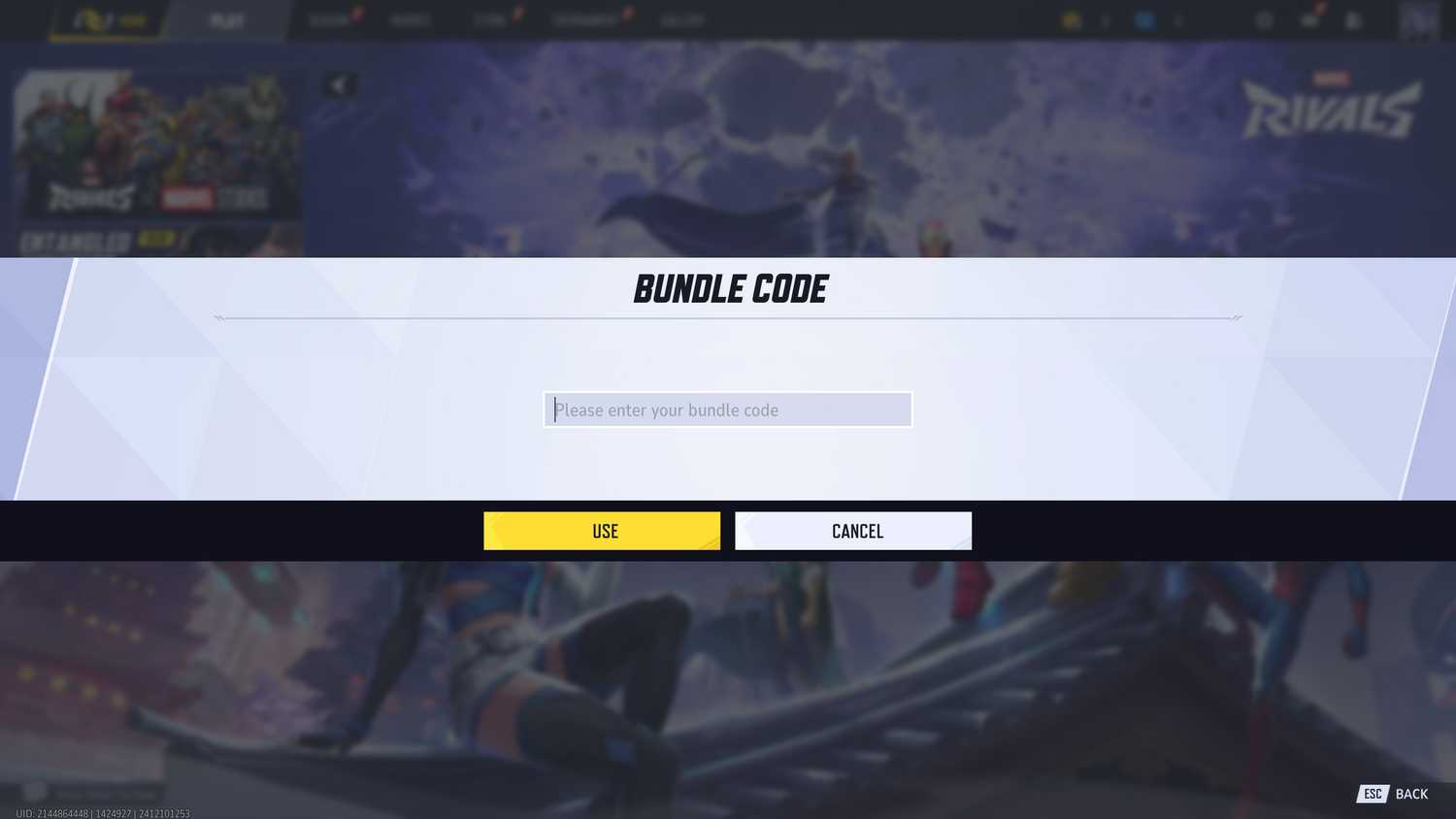 Kod Rivals Marvel Rivals Codes