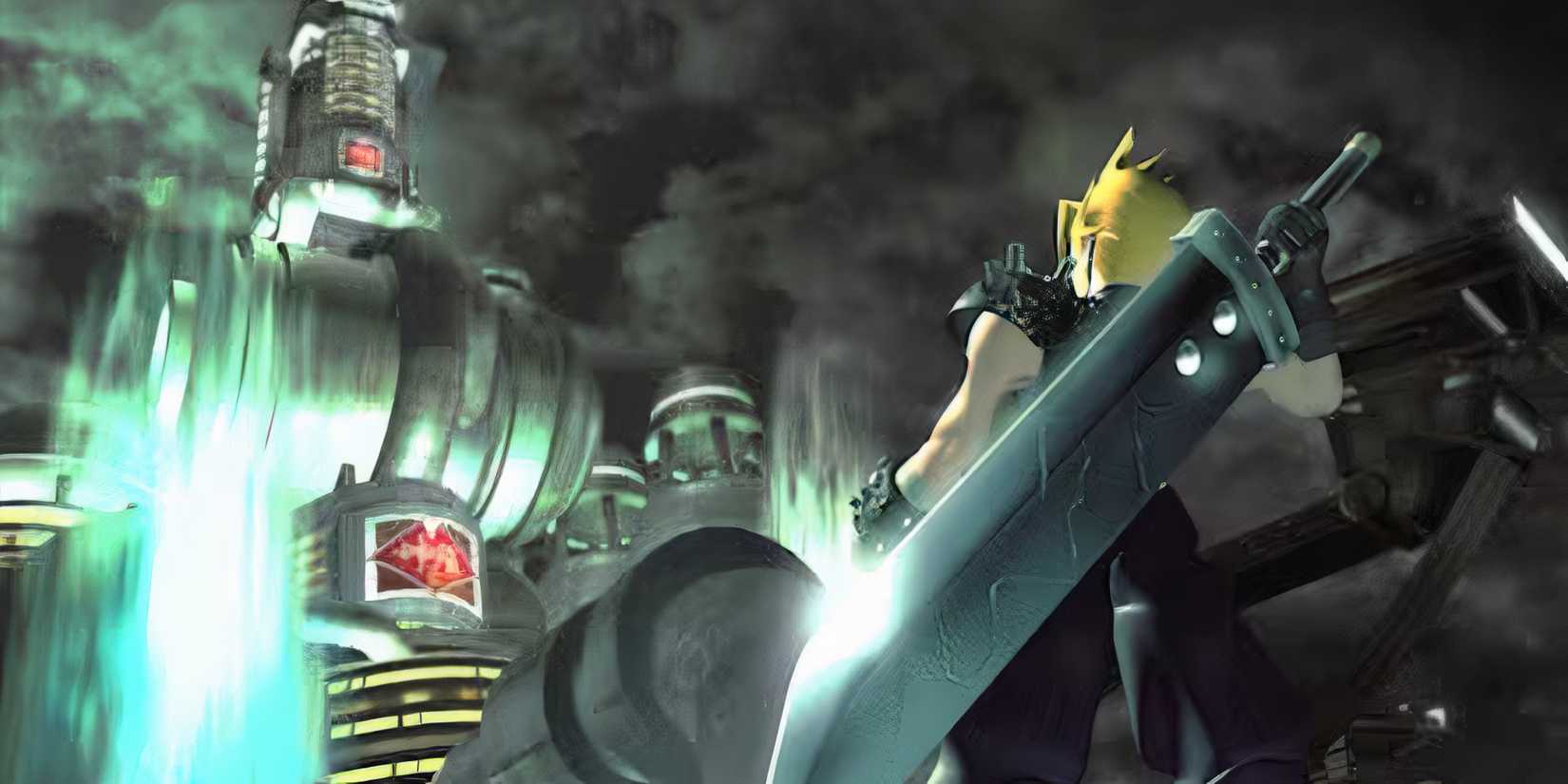 Clouds are enough for its Buster -Swapped in the original Final Fantasy 7.