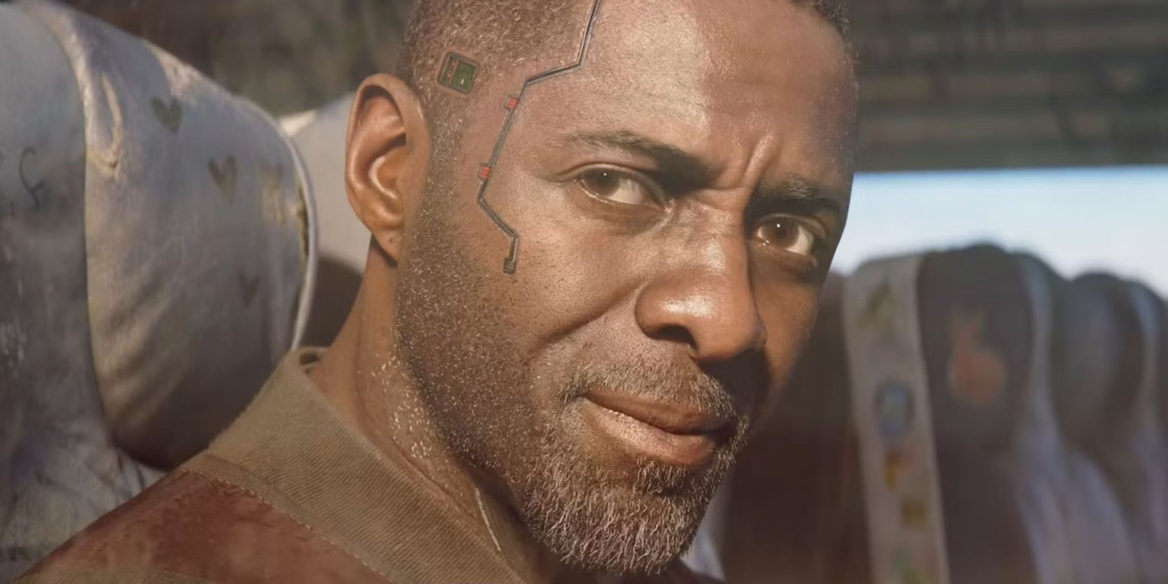 idris elba as solomon reed in cyberpunk 2077 phantom liberty.