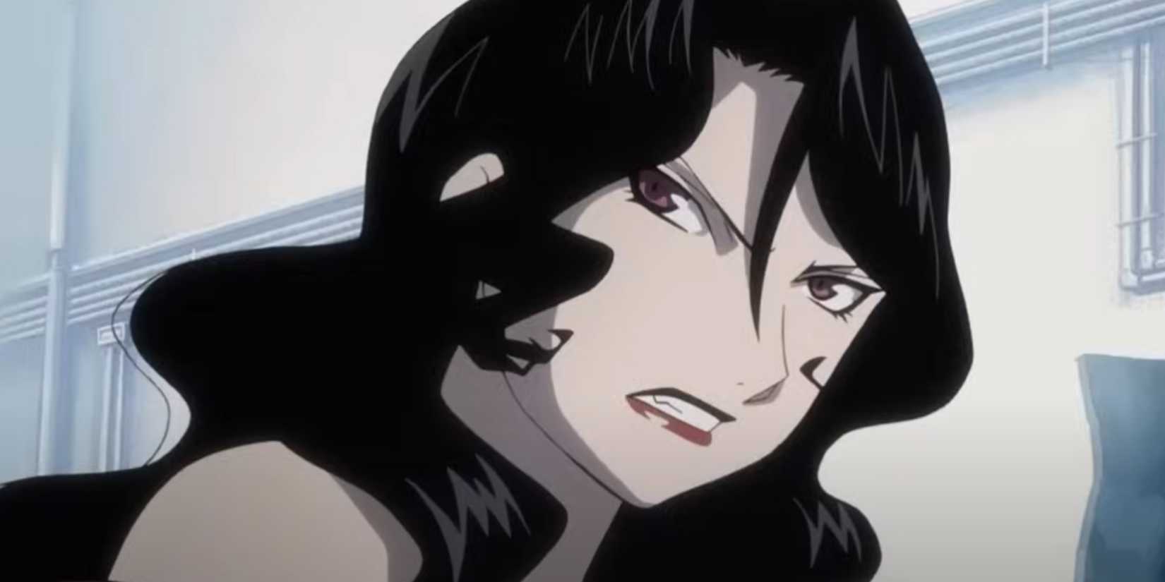 Lust glares at what she saw in Fullmetal Alchemist: Brotherhood.