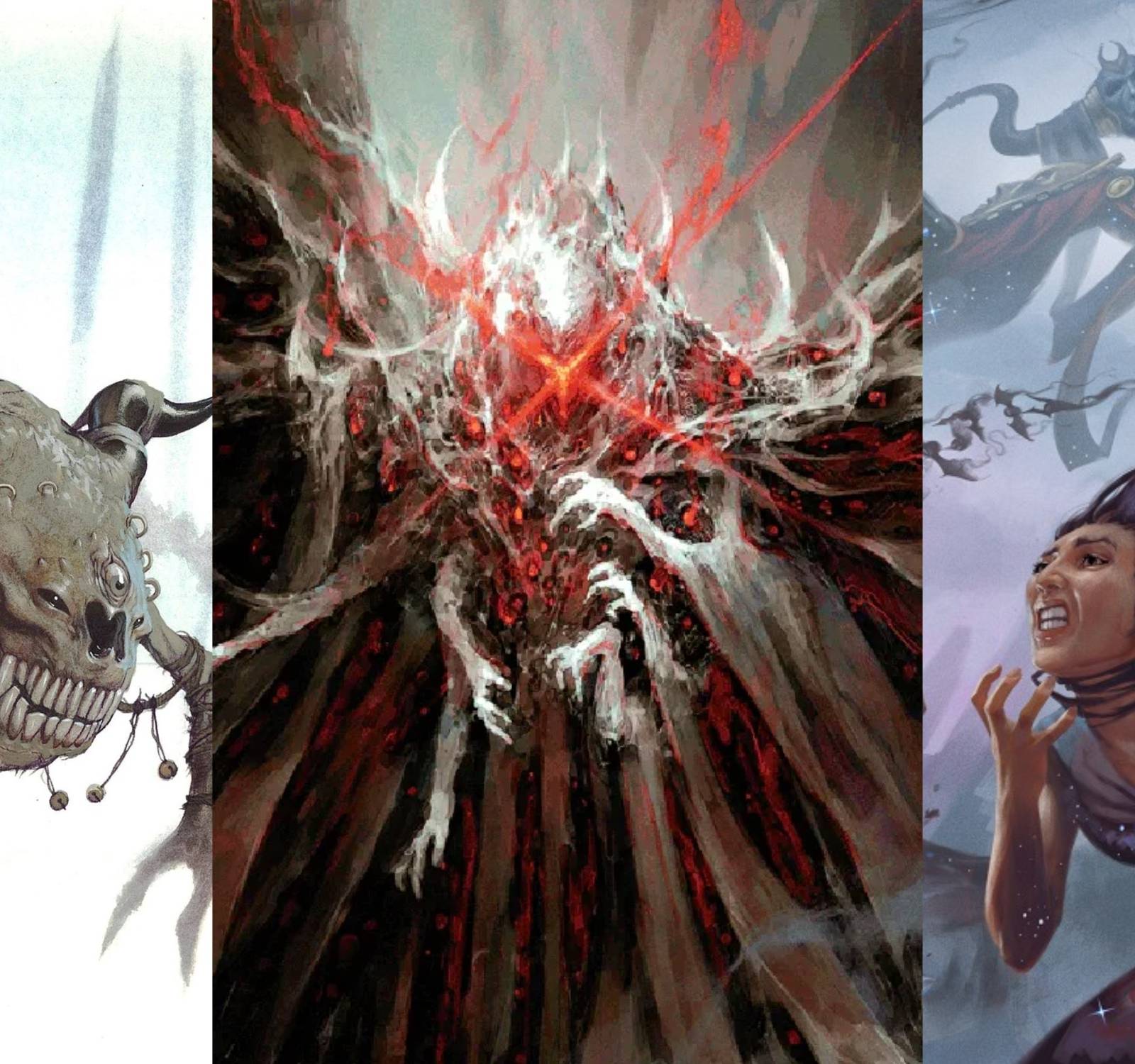 mtg valgavoth commander deck Pain, Power & Punishment Harrower of Souls and draw a card. Valgavoth, Terror Eater | Duskmourn:
