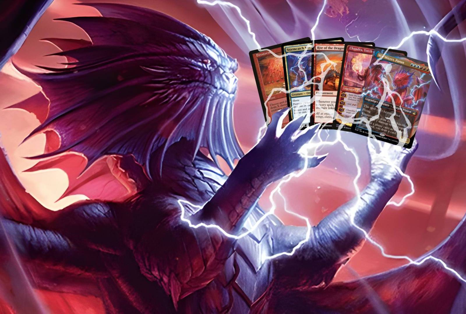 mtg all niv mizzet cards MTG Decks & More Niv-Mizzet Commander - Izzet Spells - Blue Red Storm - EDH  - 100 Card - Custom Magic The Gathering main image 0