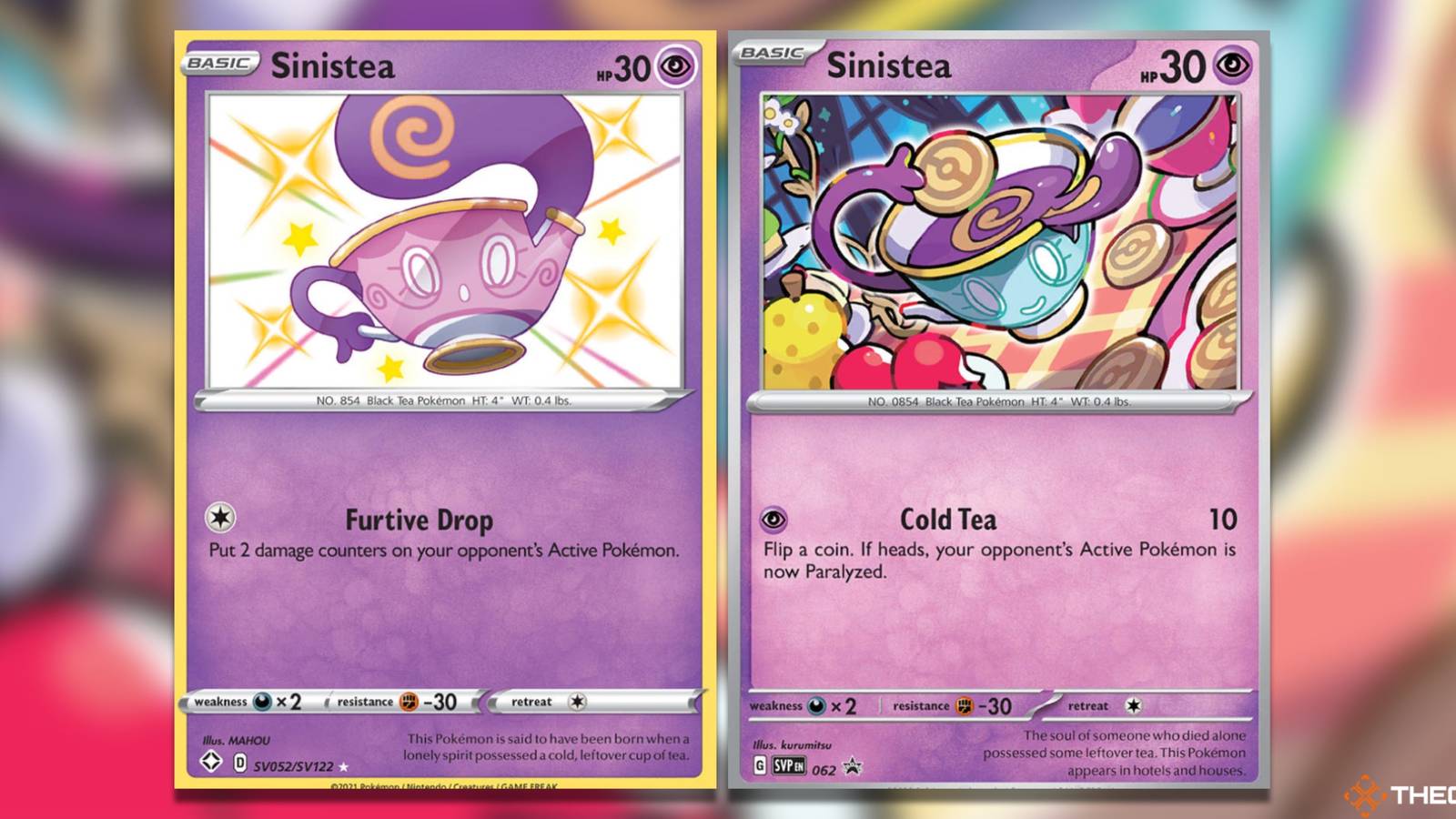 The Most Valuable Sinistea Pokemon TCG Cards