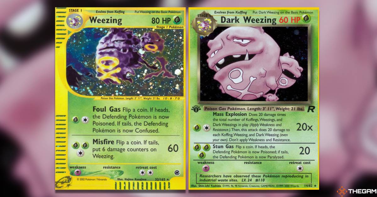 The Most Valuable Weezing Pokemon TCG Cards