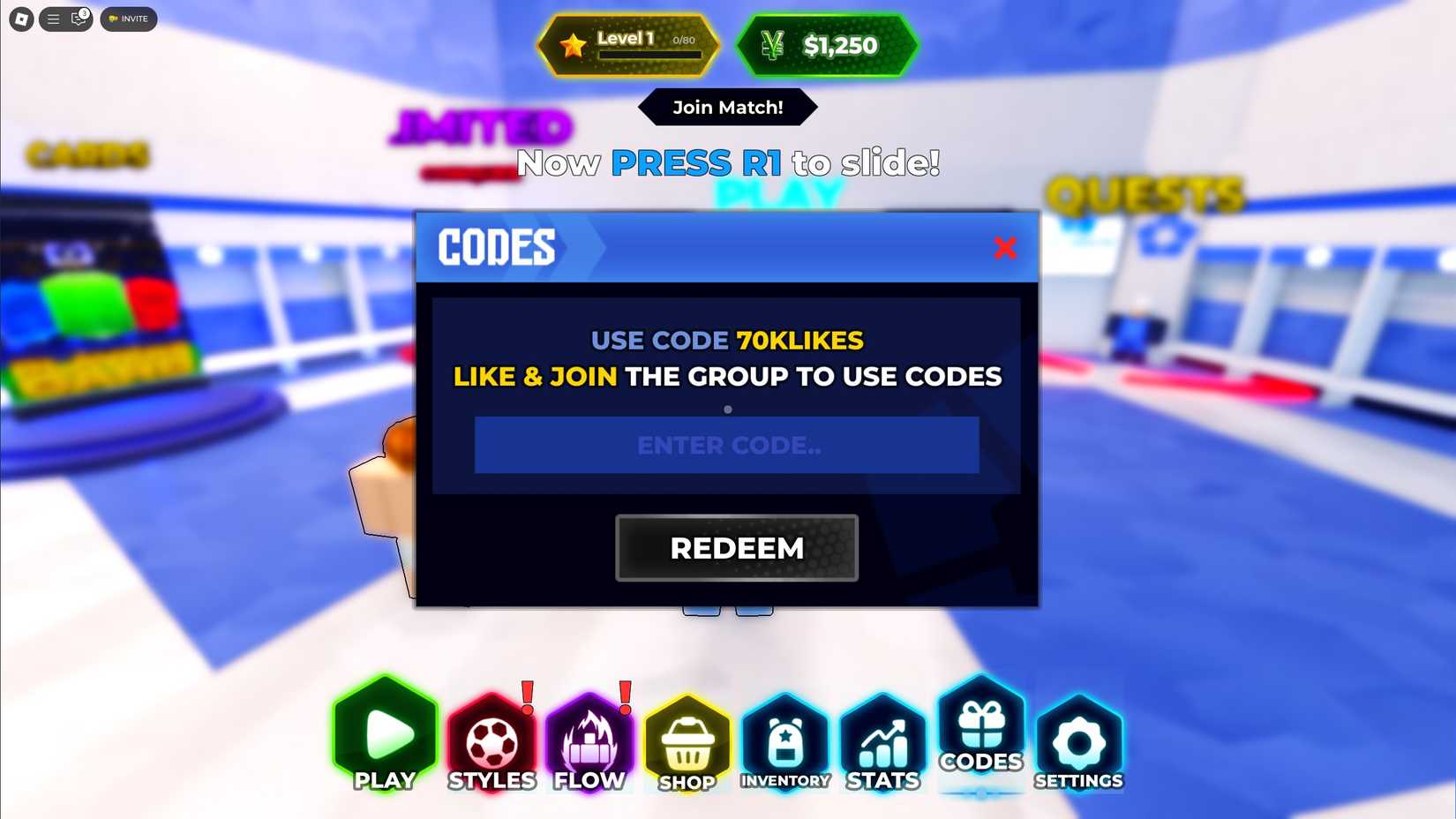 Blue Lock Rivals Codes - Roblox