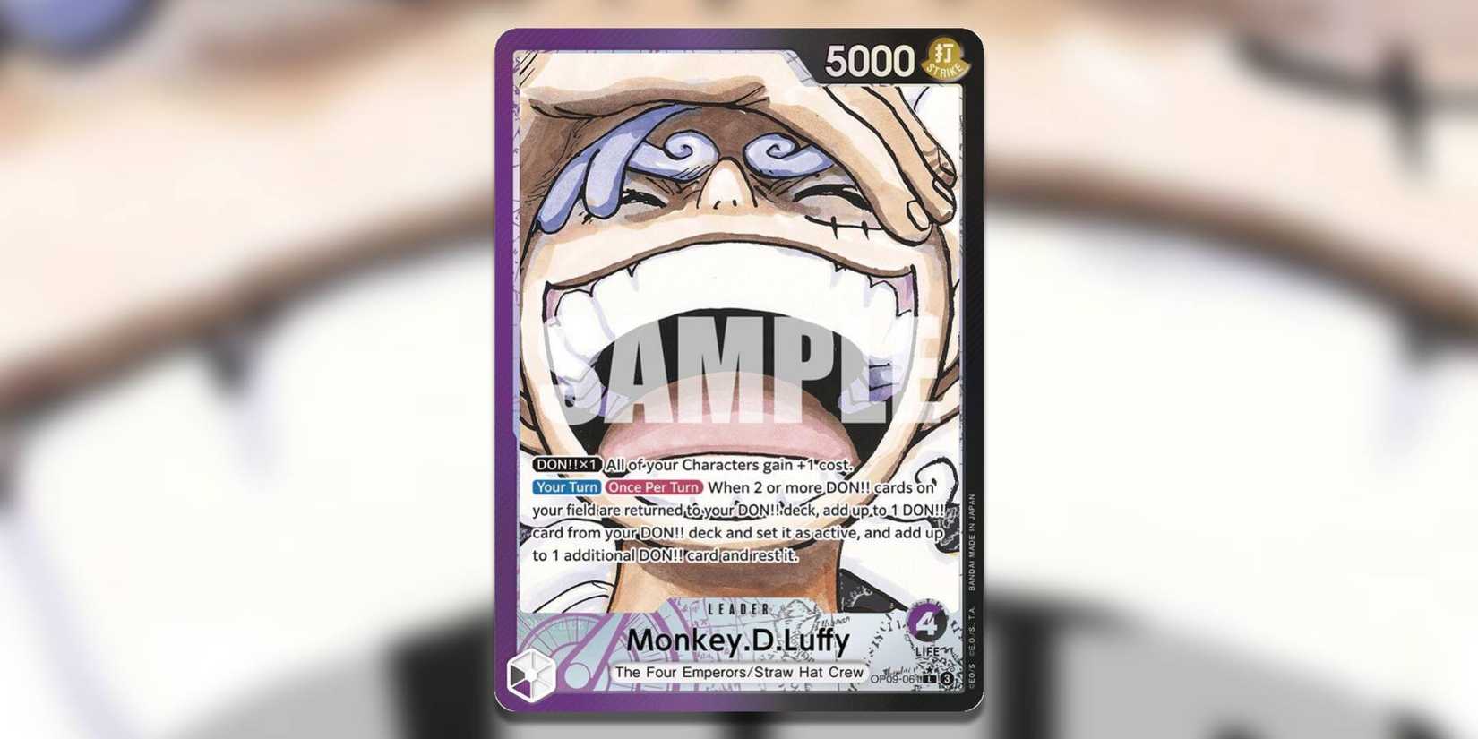 The Best Monkey.D.Luffy Leaders In The One Piece Card Game The Best Monkey.D.Luffy Leaders In The One Piece Card Game