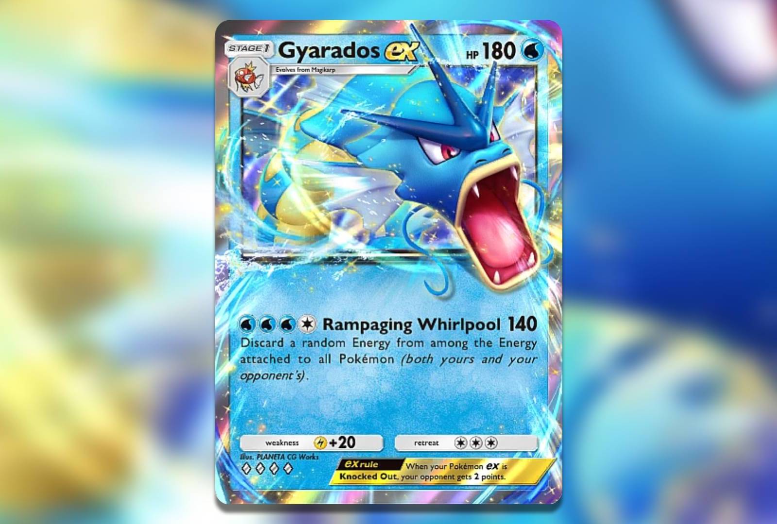 gyarados pokemon card ex Full Art 114/122 - Ace 10 If you do Gyarados Is The Bane Of