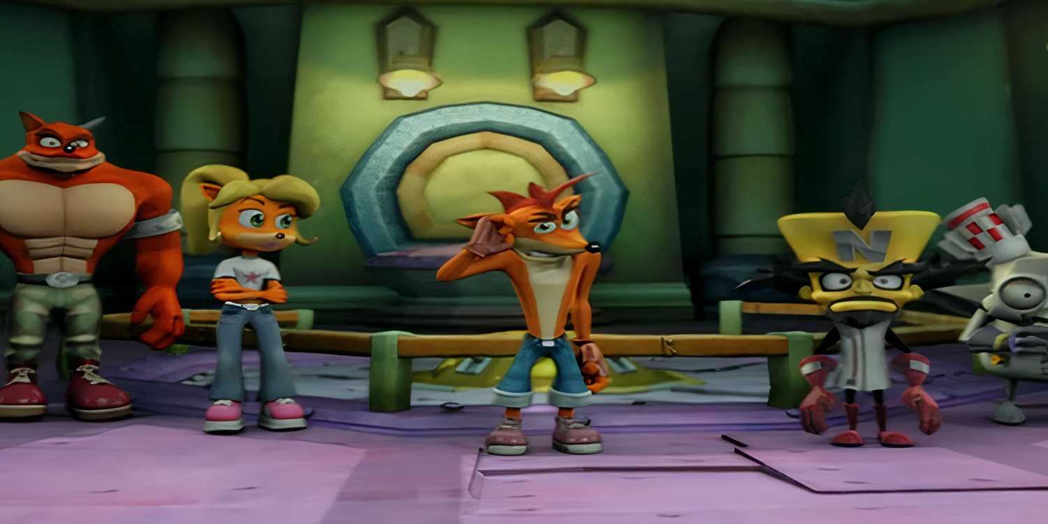 Crash Tag Team Racing Cortex Best Interactive Loading Screens In Video Games