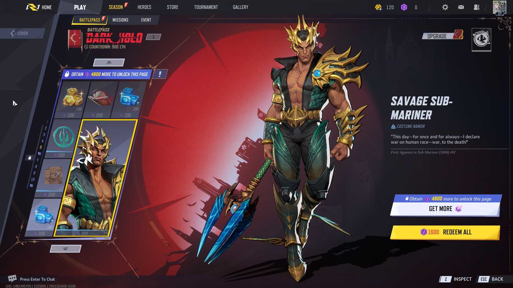 Every Season One Battle Pass Item Reward In Marvel Rivals